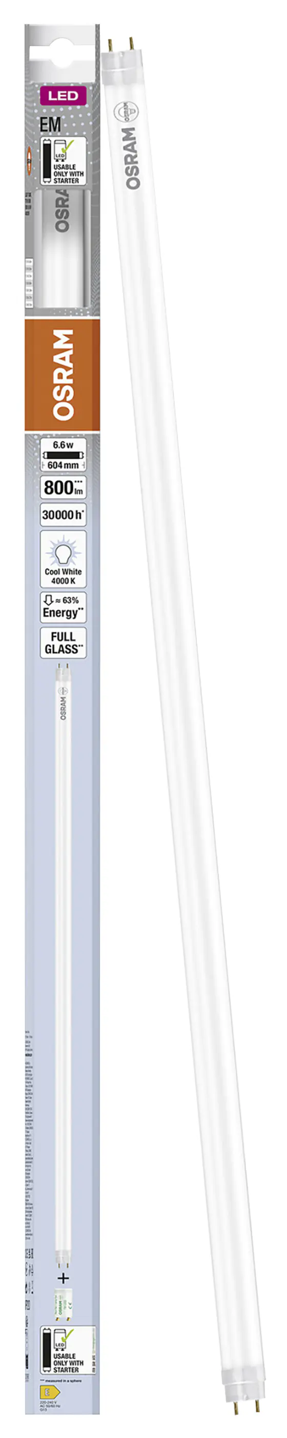 Osram LED Röhre T8 60 cm G13 6,6 W neutralweiß