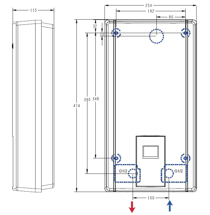 Thermoflow Durchlauferhitzer ELEX 21 kW elektronisch