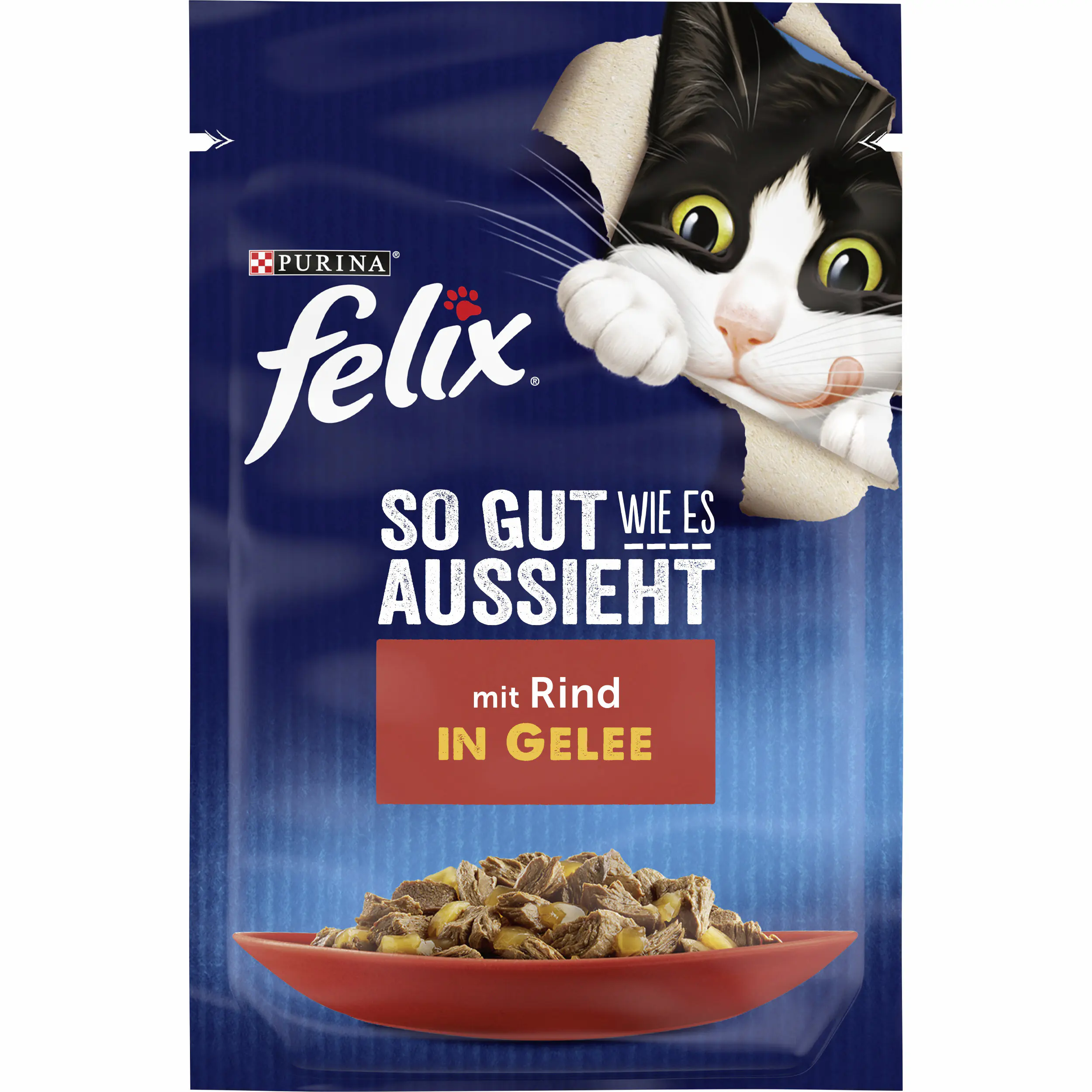 Felix So gut wie es aussieht in Gelee mit Rind 85 g