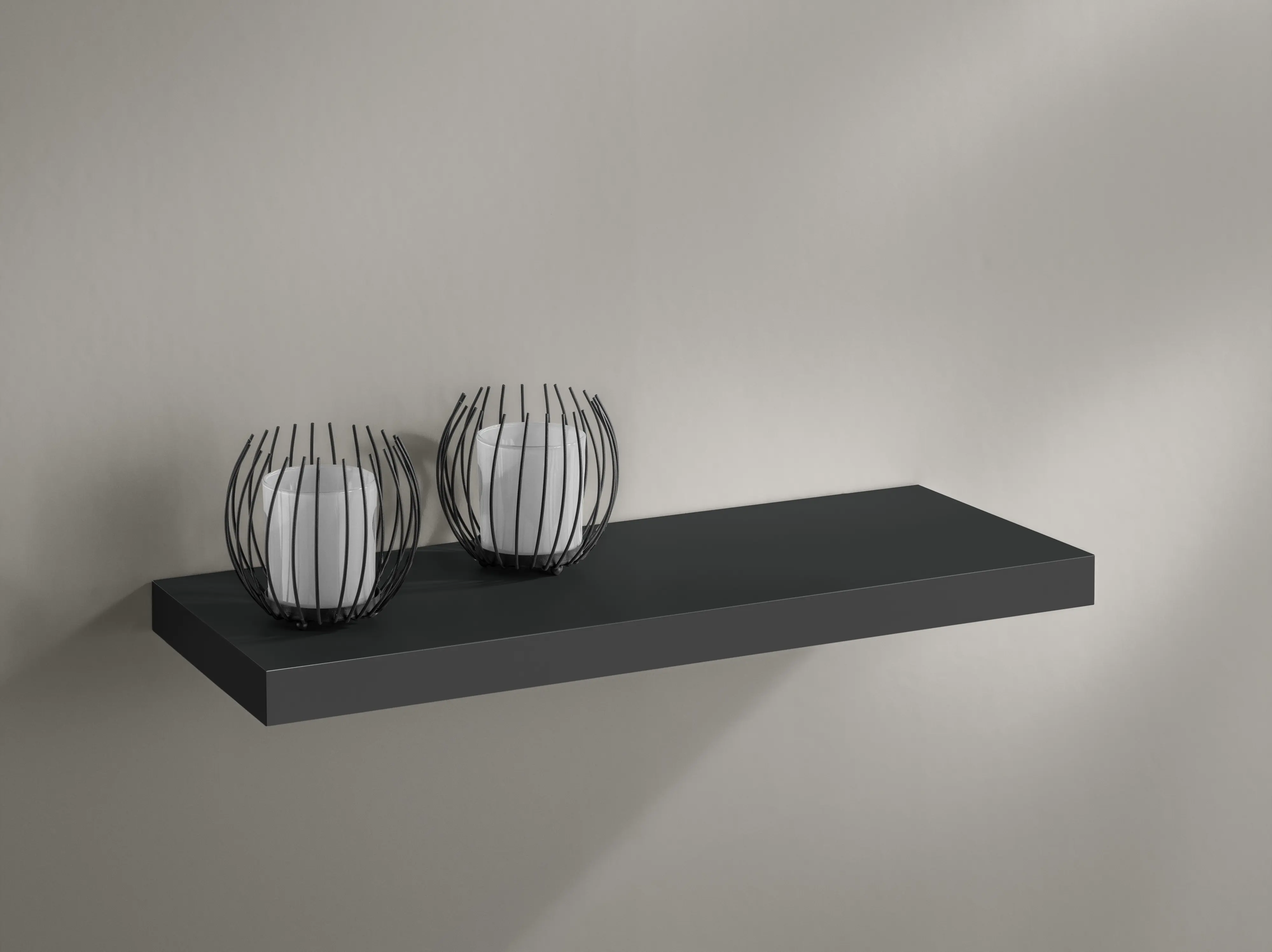 Dolle Regalboden Decoboard 57 x 23,5 x 3,8 cm schwarz