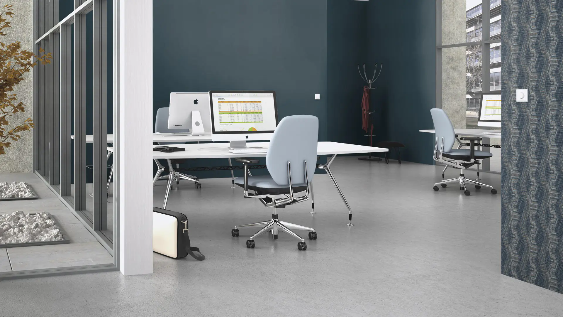 Rasch Vliestapete 752670 Blau-Dunkelblau Uni 10,05 m x 0,53 m