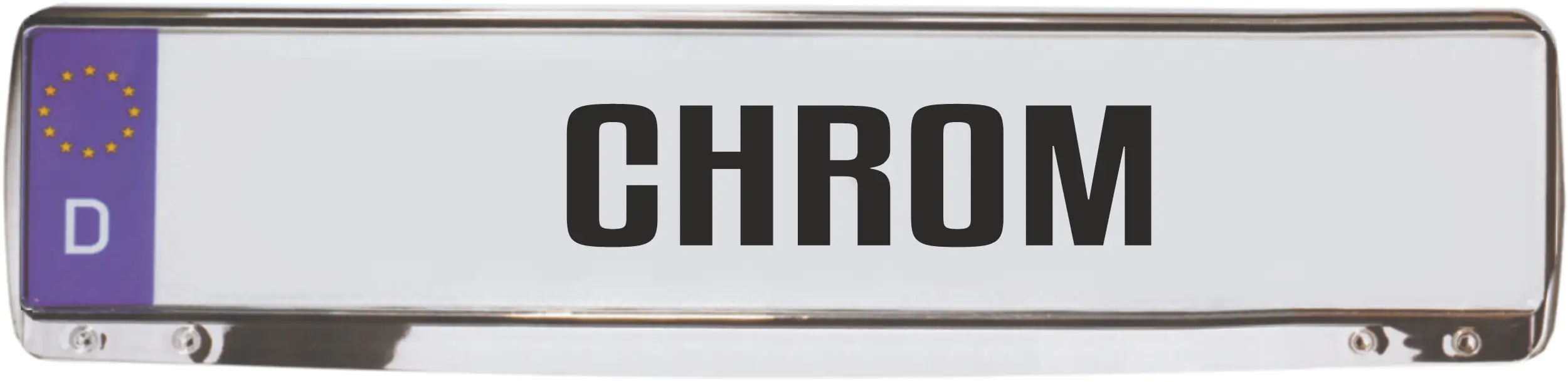 Hermann Schütz Design Kennzeichenrahmen Chrome