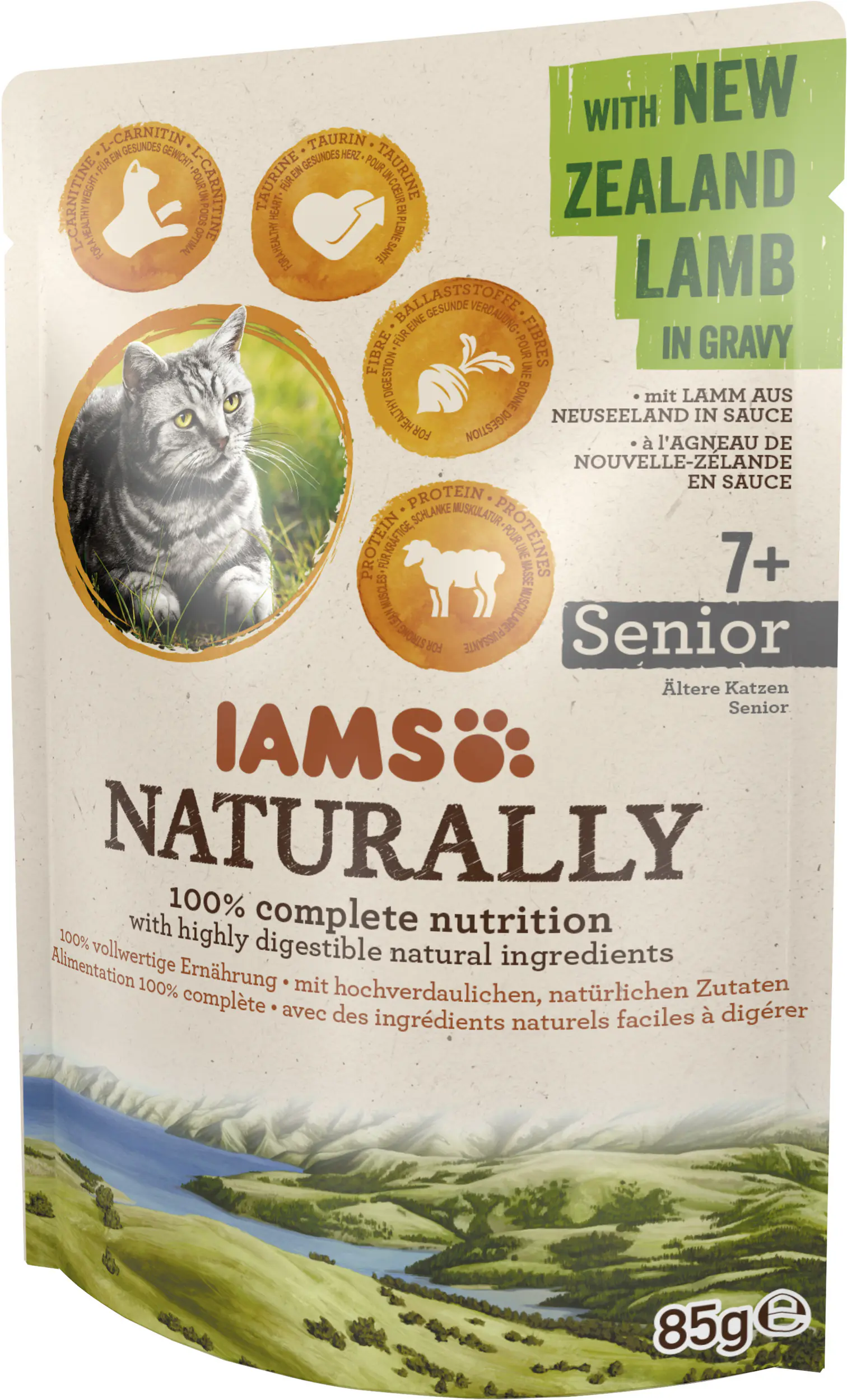 IAMS Naturally Katze Senior Lamm 85g 85g