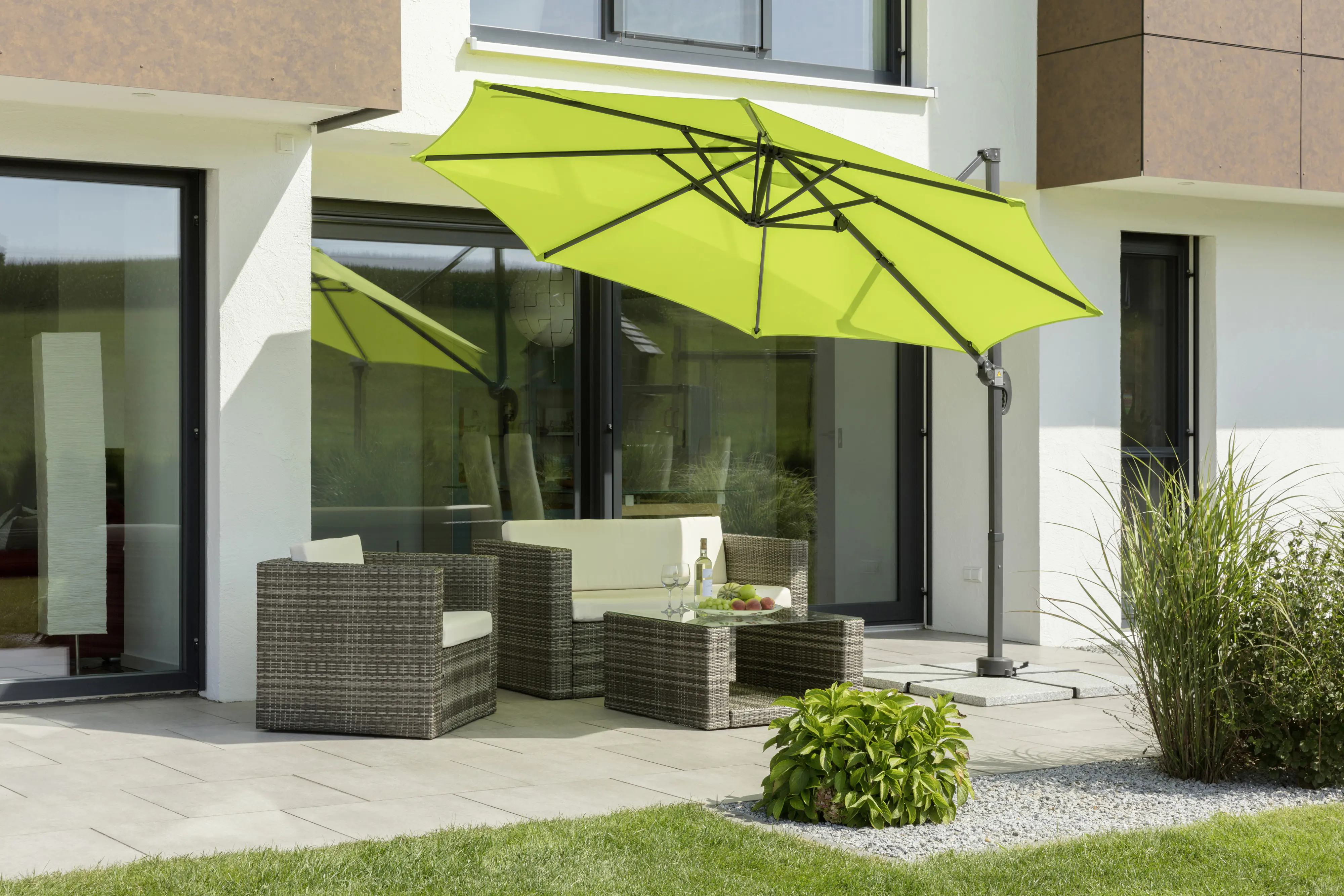 Schneider Sonnenschirm Rhodos Junior apfelgrün Ø 300 cm Schneider Sonnenschirm Rhodos Junior apfelgrün Ø 300 cm