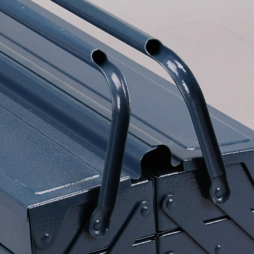 Allit Werkzeugkasten Stahlblech McPlus Metall 5/47 blau ohne Inhalt