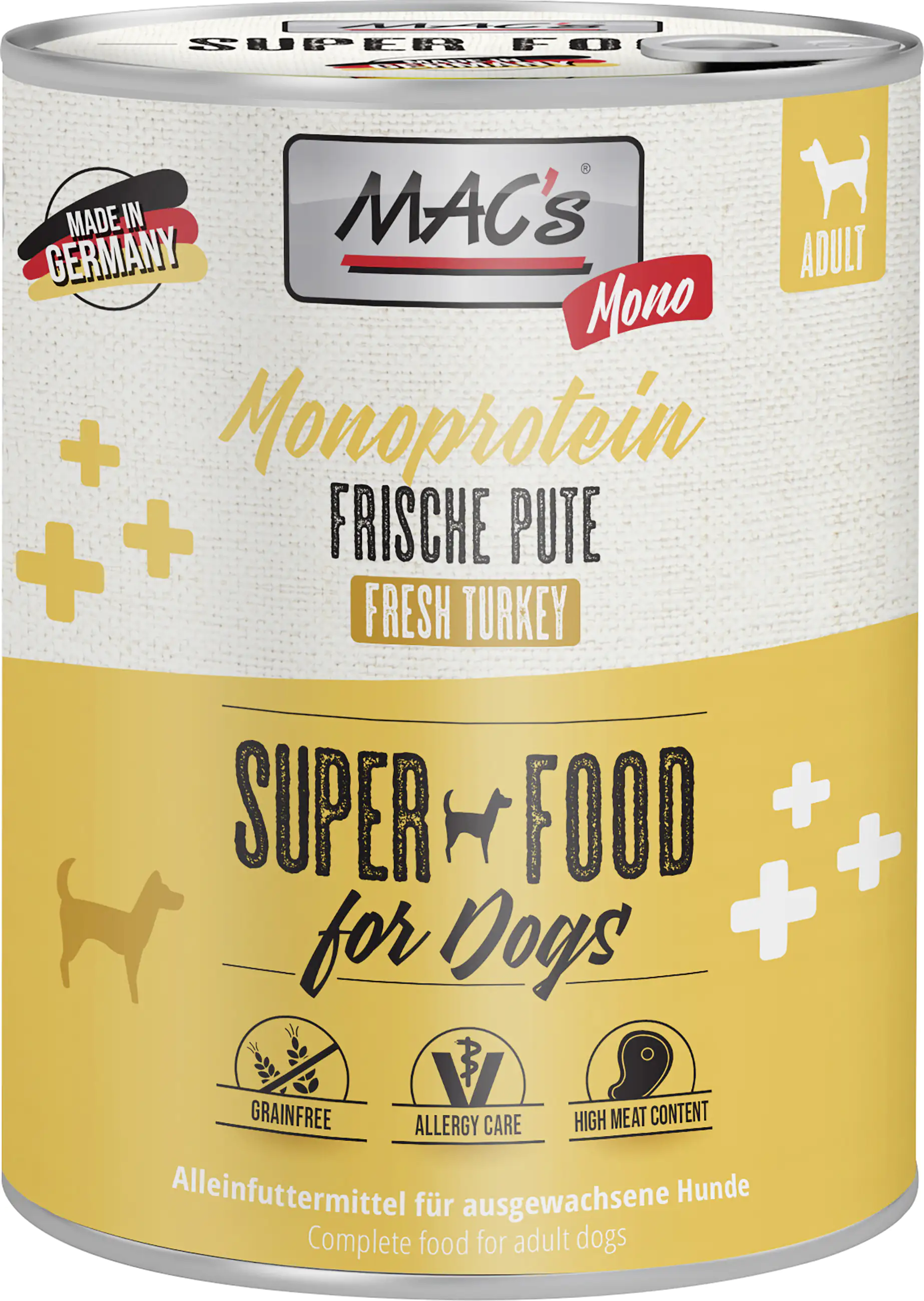 Macs Dog Mono Pute 800 g