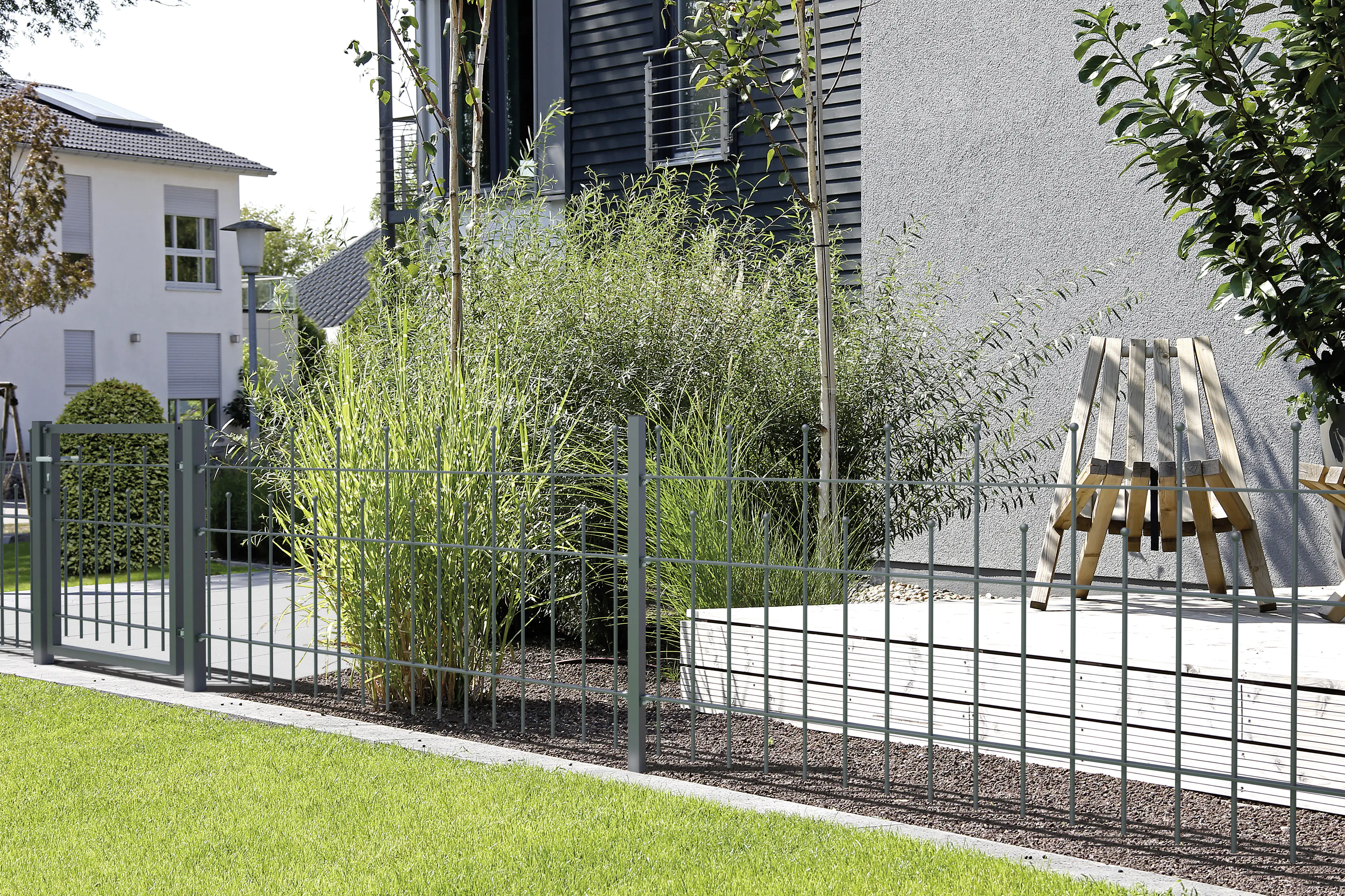 Alberts Komplettset Tor Madrid 100 x 80 cm anthrazit