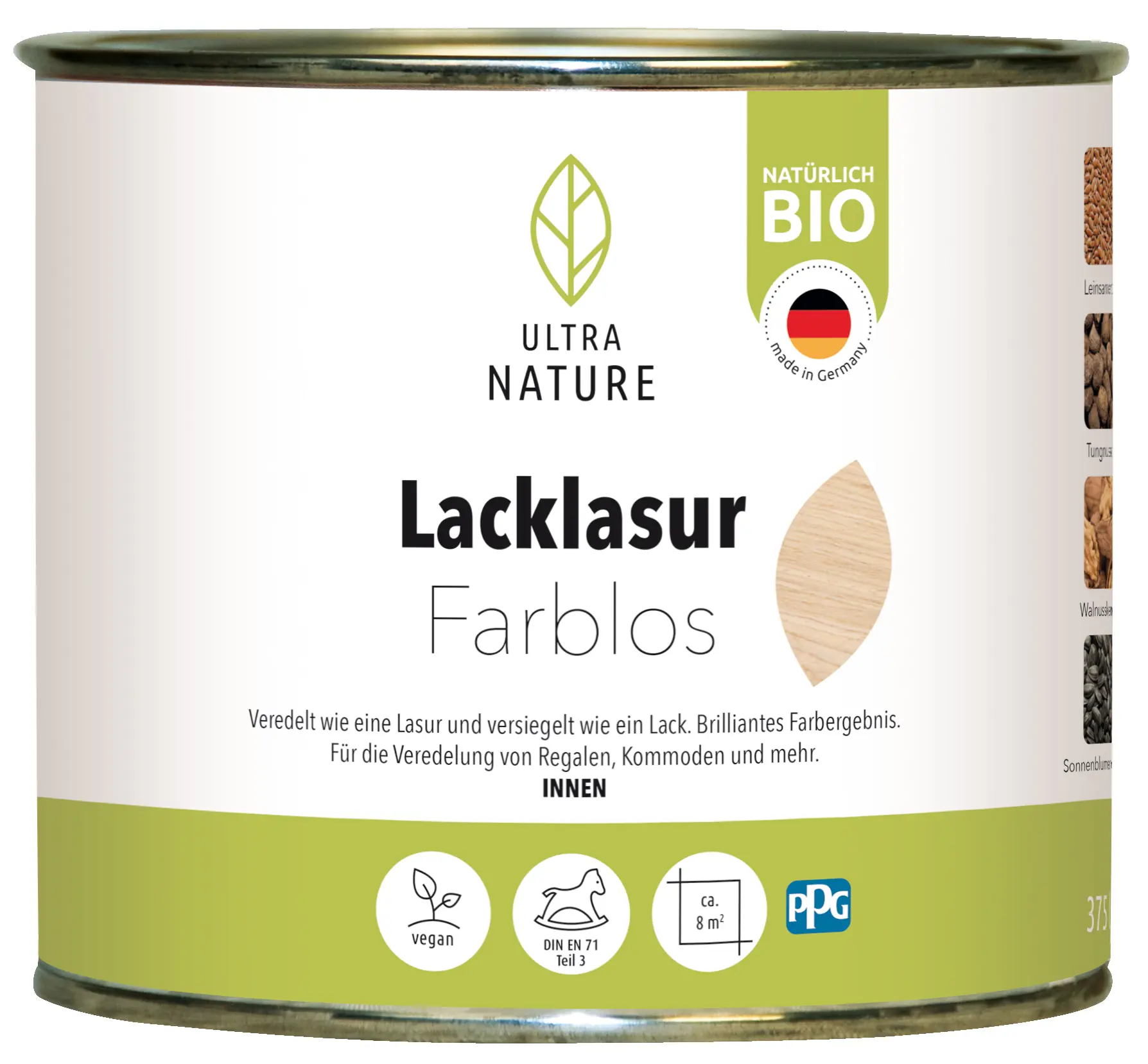 Ultra Nature Lacklasur 375 ml farblos