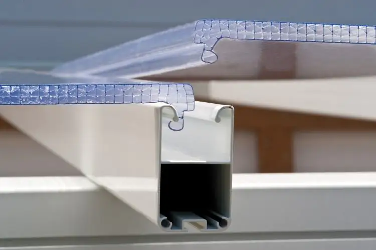 Canopia Terrassendach 1035 x 300 cm weiß