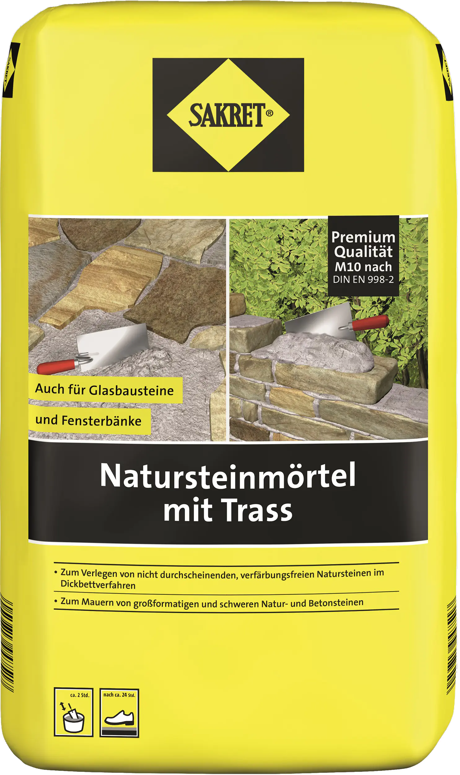 SAKRET Natursteinmörtel mit Trass 25 kg