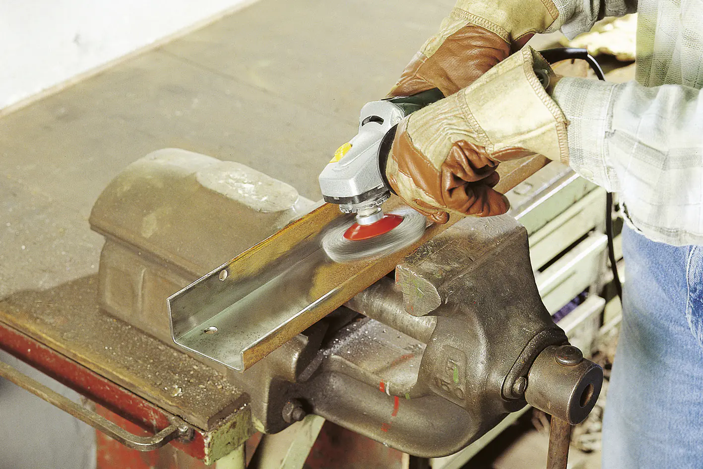 Wolfcraft Kegeldrahtbürste Ø 100 mm M14 für Winkelschleifer