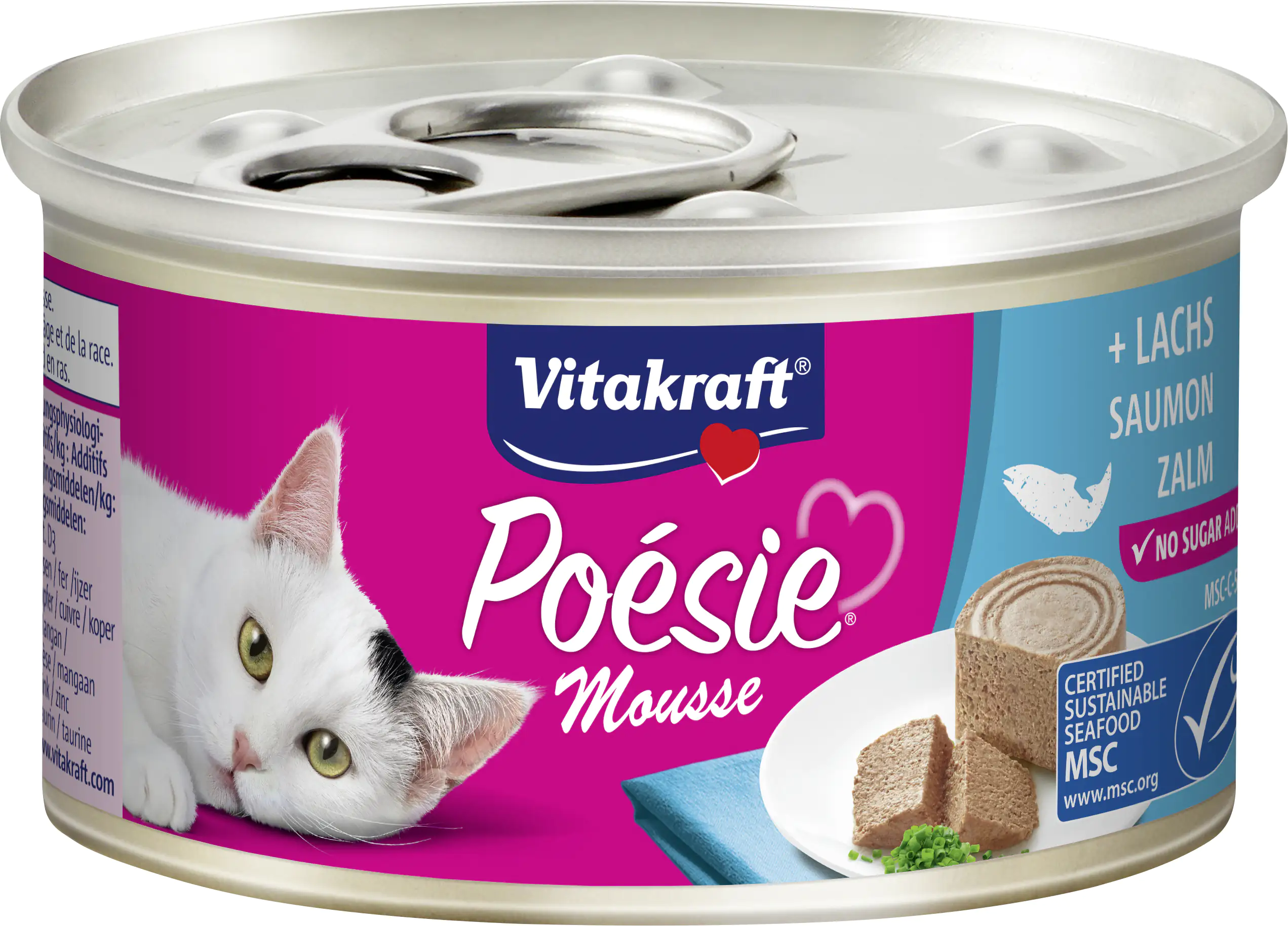 Vitakraft Poésie Katzenfutter Mousse Lachs 85 g Vitakraft Poésie Katzenfutter Mousse Lachs 85 g