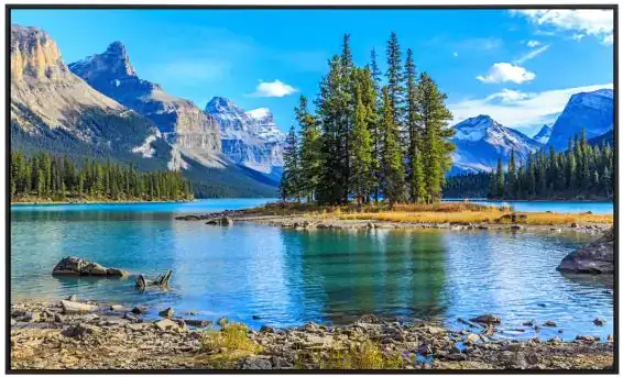 papermoon Infrarotheizkörper EcoHeat 60X100 cm 600 Watt, Berg Insel Maligne