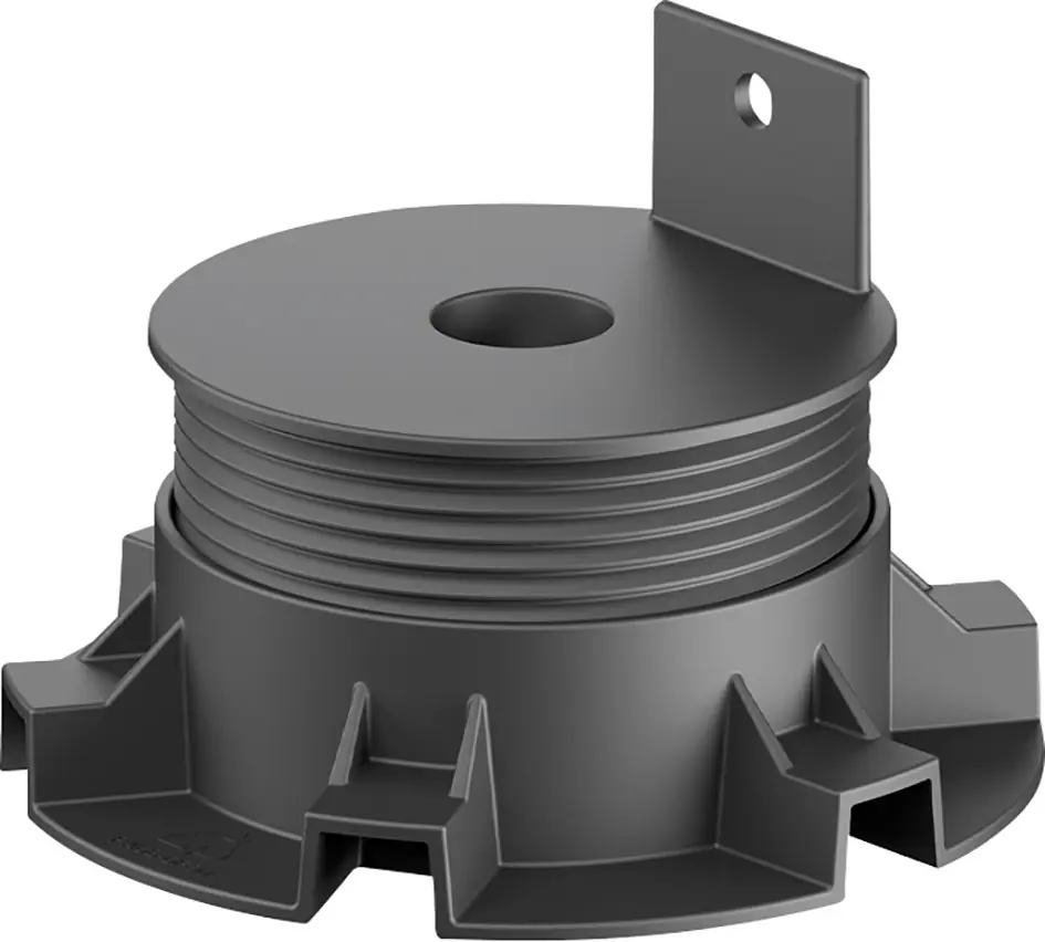 HSI Terra Classic Stelzlager 2,5 - 4 cm verstellbar Kunststoff schwarz 