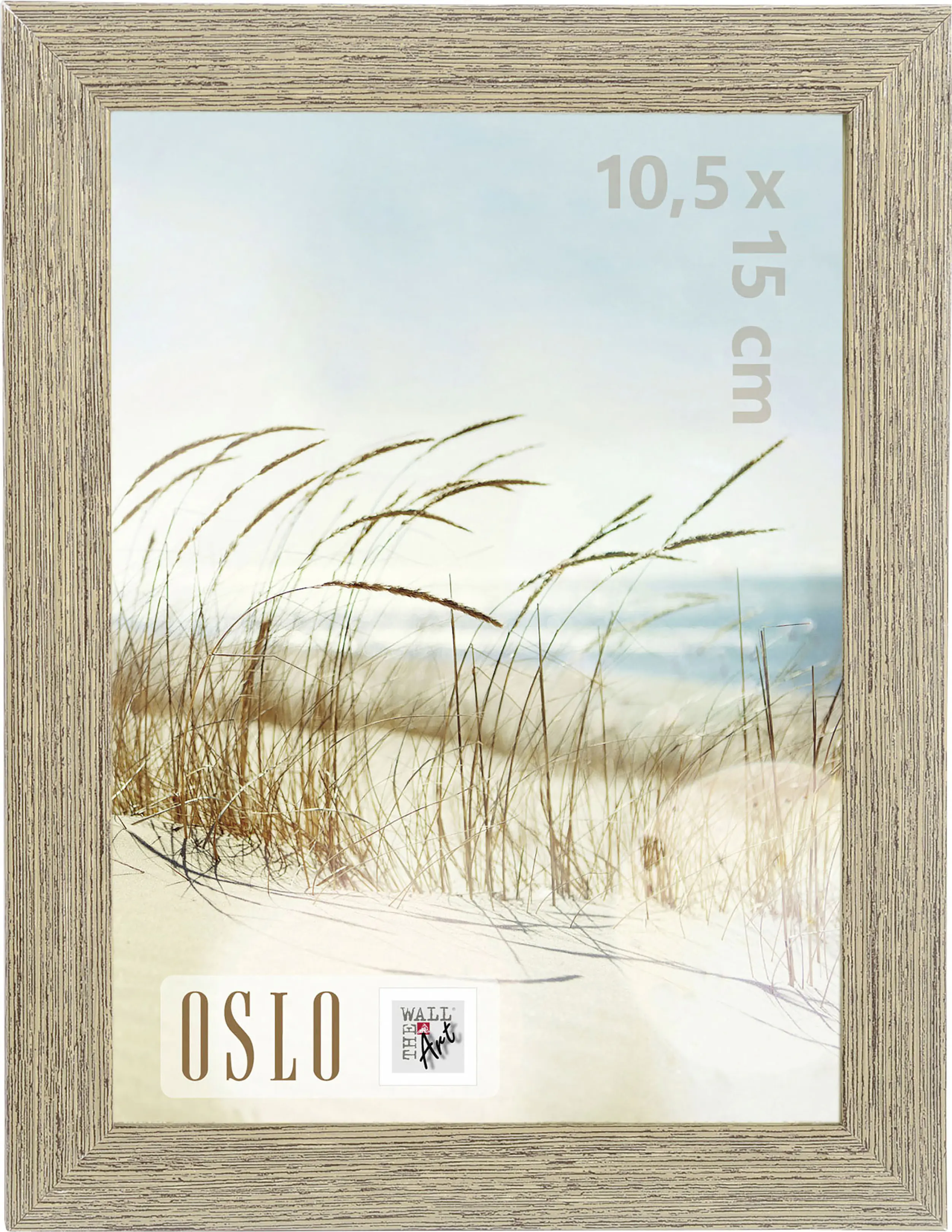 Bilderrahmen Holz Oslo beige 10,5 x 15 cm
