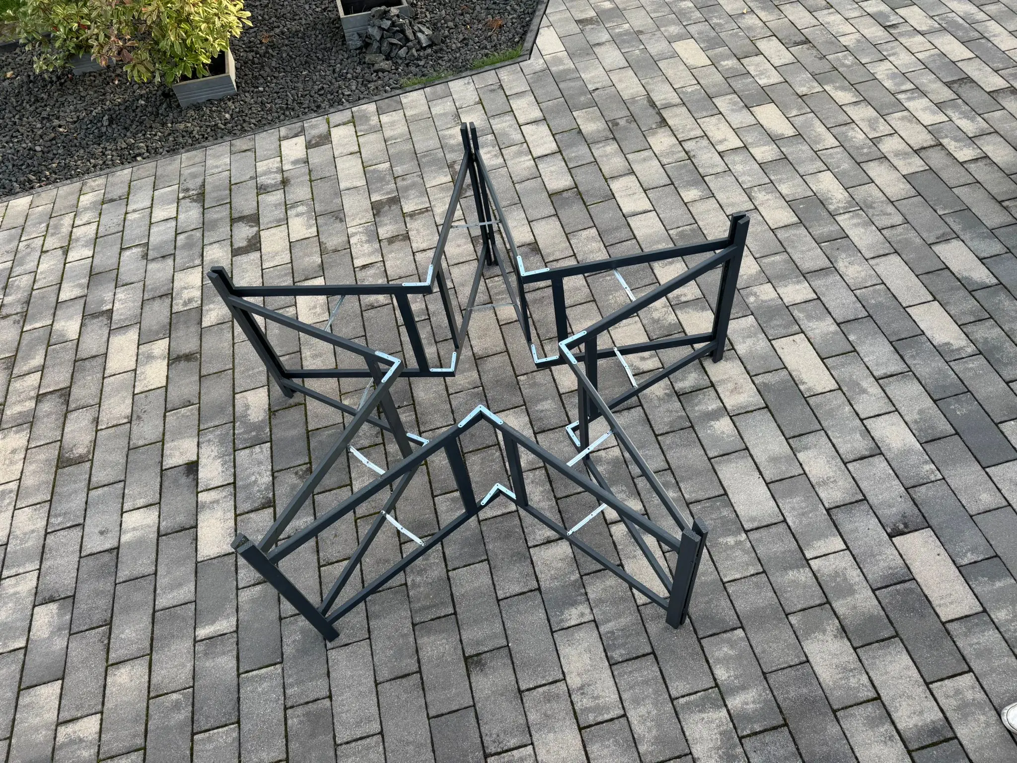 Holzklappbock Weihnachtsstern Selbstbauset