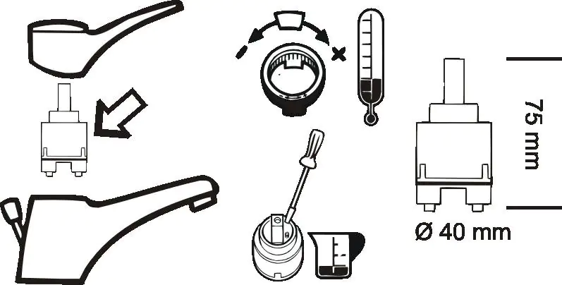 Cornat Kartusche 40 x 75 mm