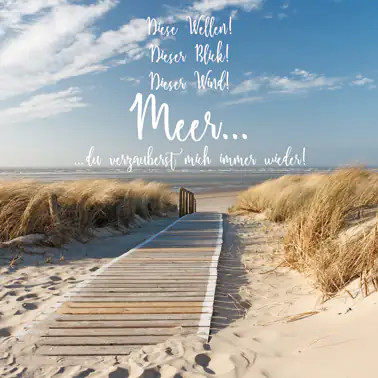4251050569658 Deco-Canvas Bild - Meereszauber 35 x 35 cm