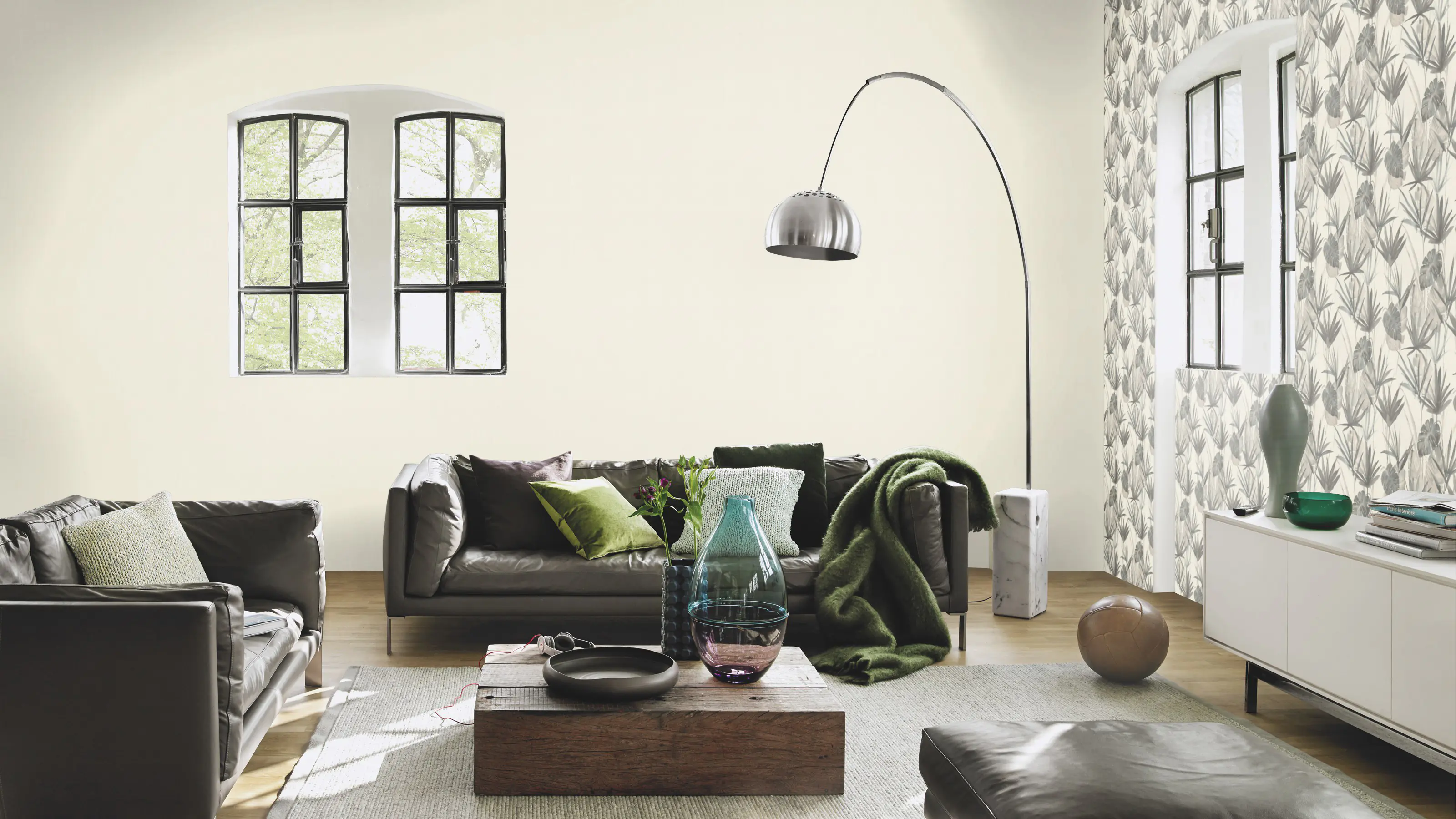 Rasch Vliestapete Uni weiß offwhite 10,05 x 0,53 m