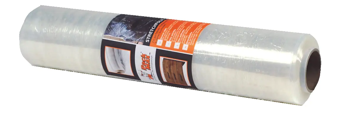 Stretchfolie auf Rolle 45 cm x 300 m, transparent Stretchfolie auf Rolle 45 cm x 300 m, transparent
