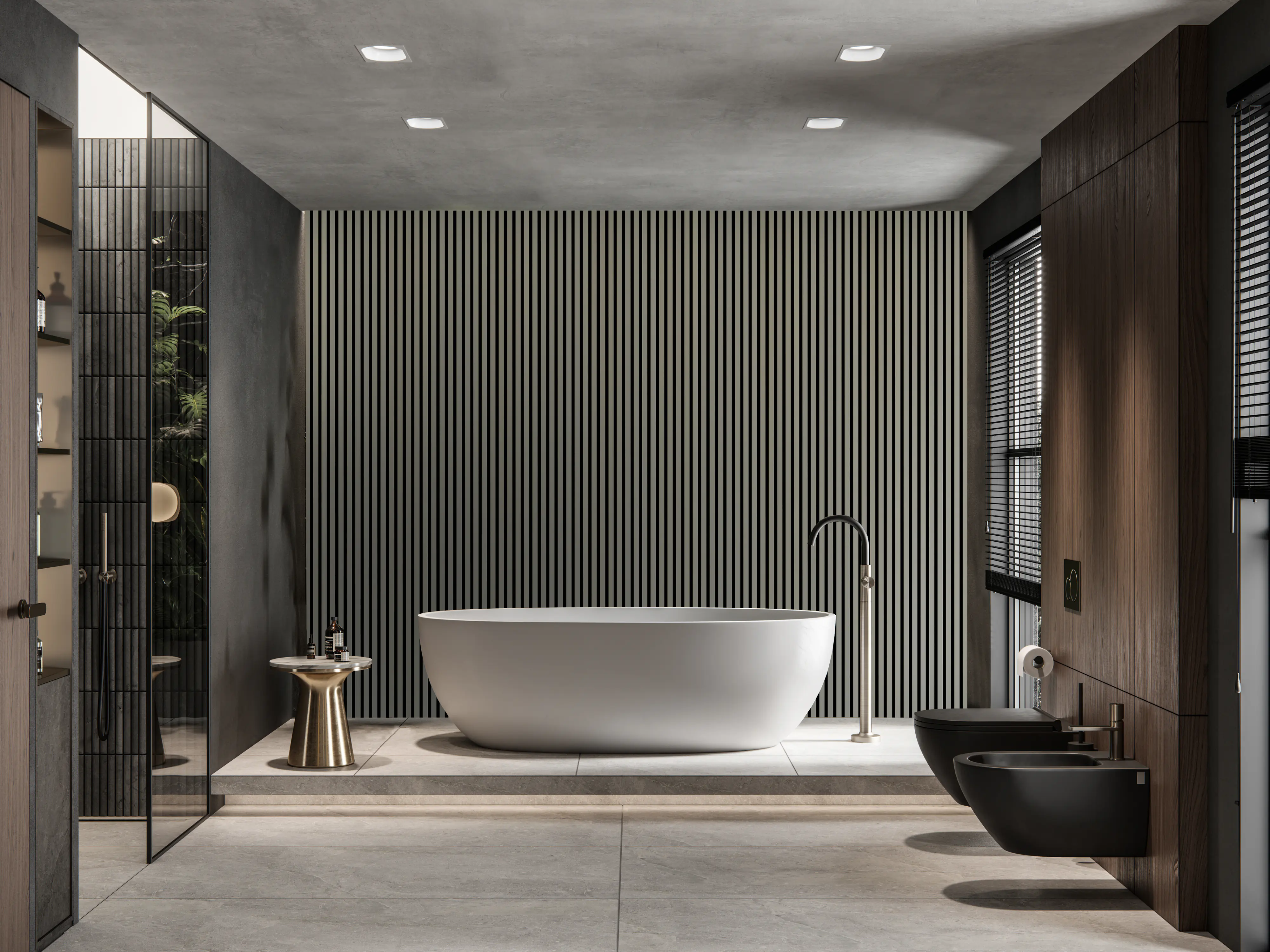 Neuhofer Akustikpaneel 240 x 56,5 x 1,7 cm silber