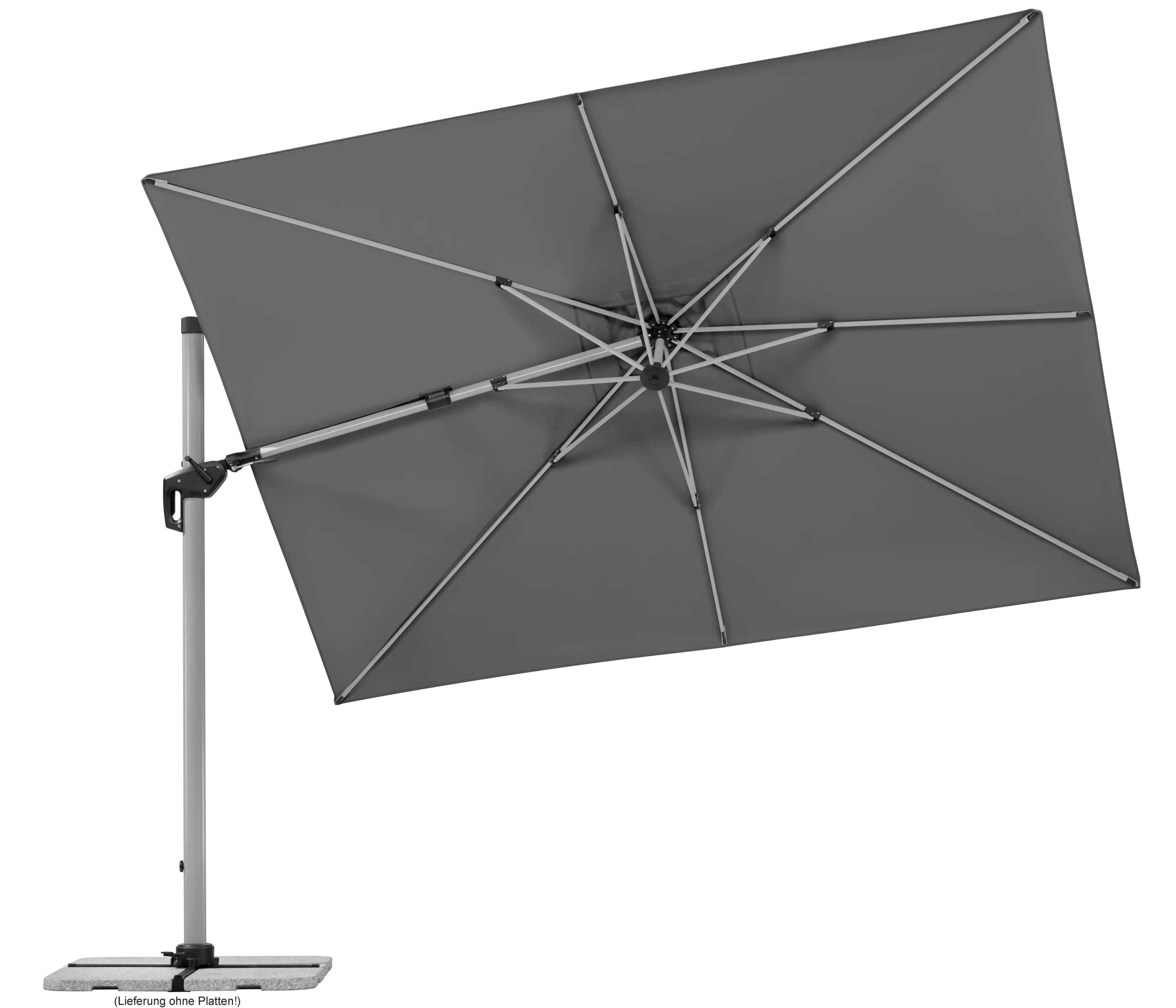 Schneider Ampelschirm Bermuda anthrazit 260 x 350 cm Schneider Ampelschirm Bermuda anthrazit 260 x 350 cm
