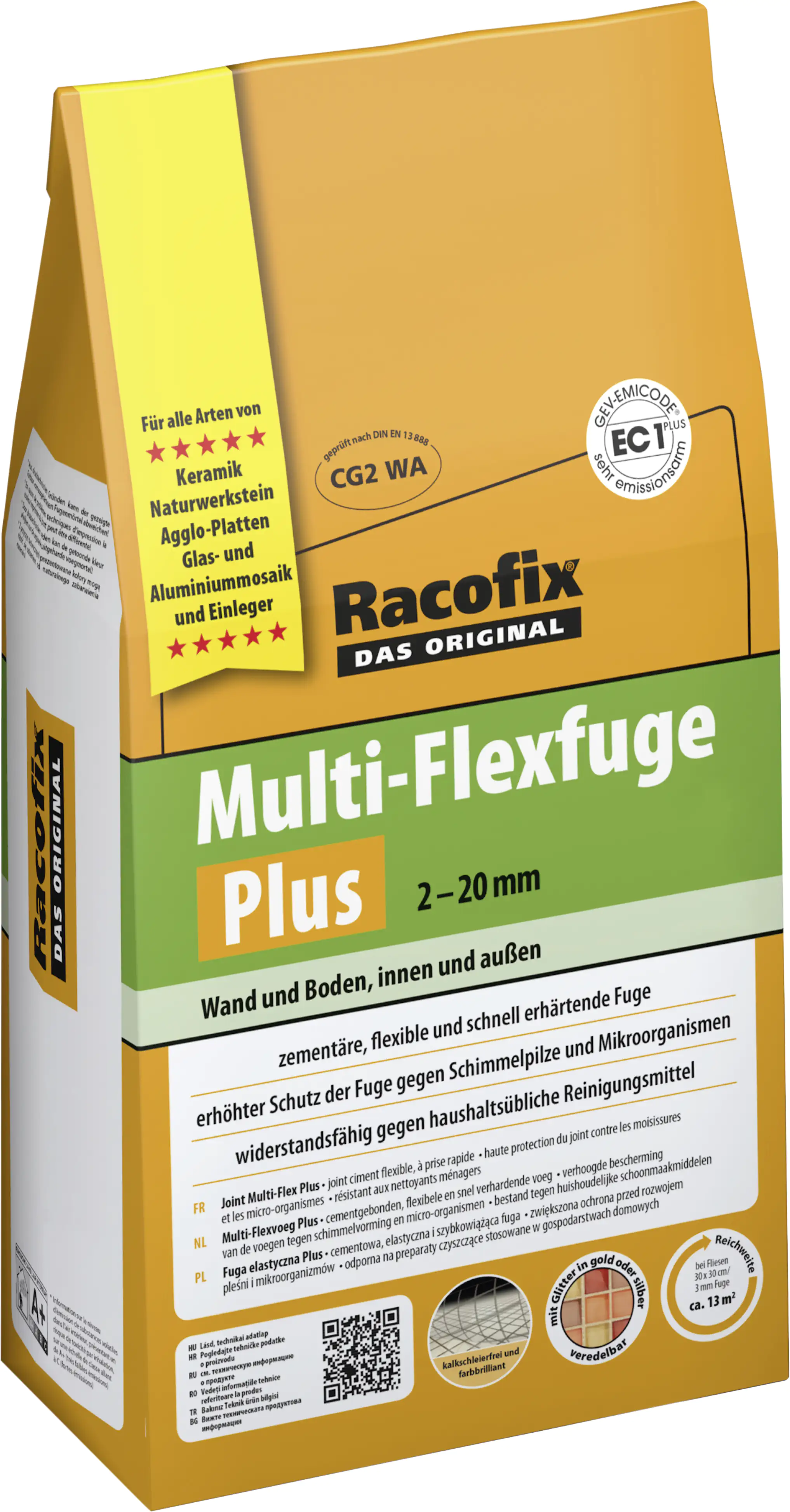 4002680285940 Racofix Multi Flexfuge PLUS 2 - 12 mm basalt 4 kg