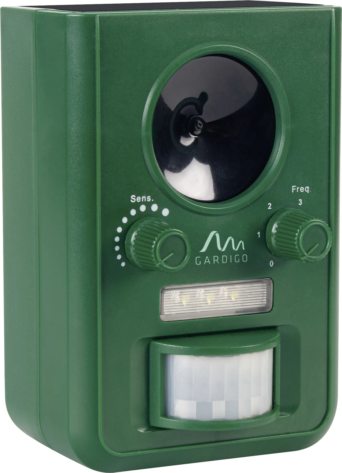 Gardigo Solar Tiervertreiber grün, mit Erdspieß