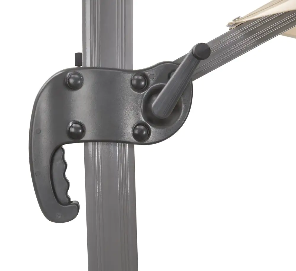 Schneider Ampelschirm Rhodos Rondo anthrazit, Ø 350 cm Schneider Ampelschirm Rhodos Rondo anthrazit, Ø 350 cm