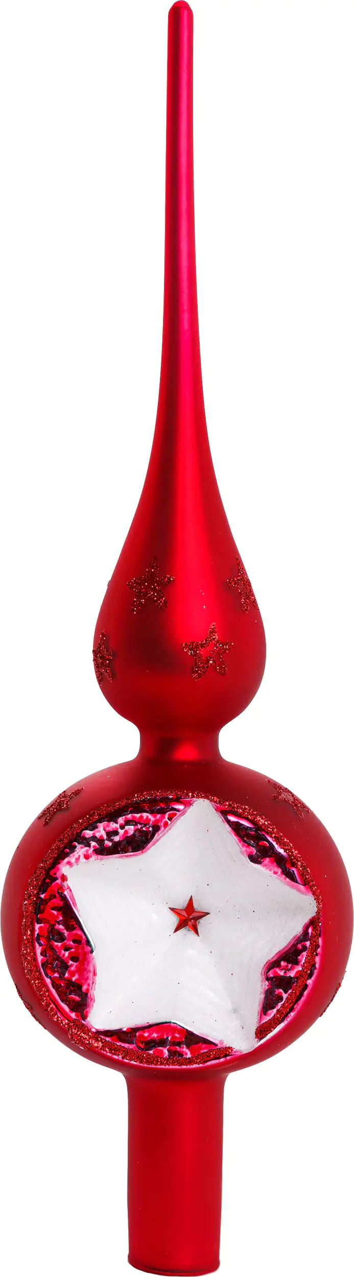 8718533794861_01 Kaemingk Baumspitze weihnachtsrot 31 cm