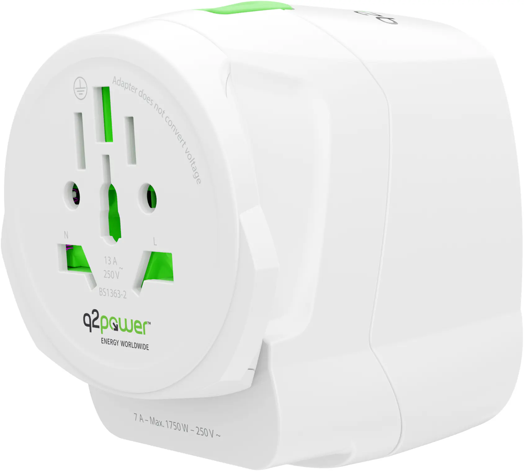 Kopp Reiseadapter Light USB AC World 2-teilig weiß Kopp Reiseadapter Light USB AC World 2-teilig weiß