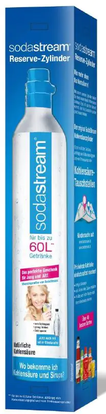 Sodastream Reservezylinder 60 L pfandfrei Sodastream Reservezylinder 60 L pfandfrei