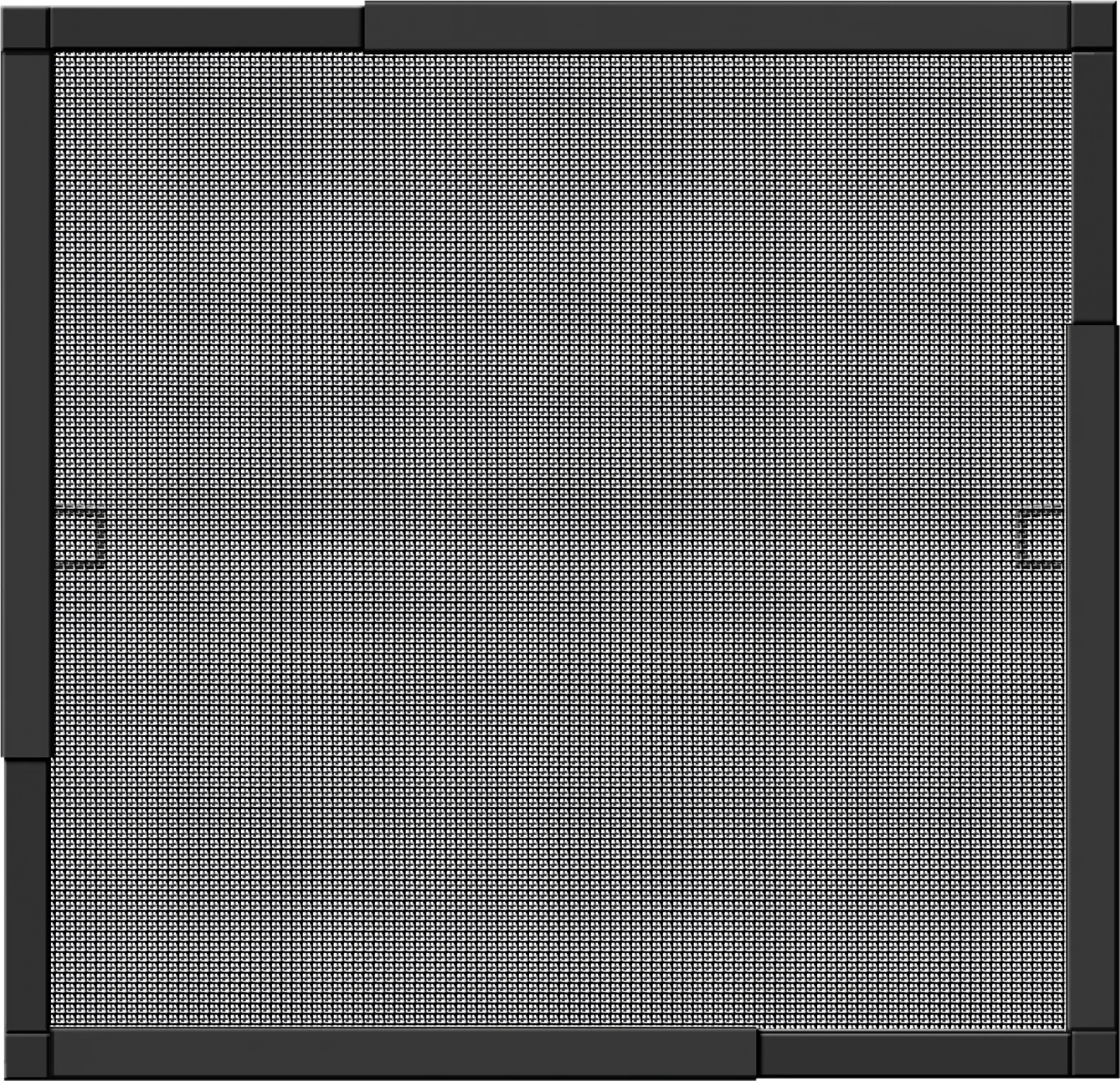 Schellenberg Fliegenschutz-Fenster TELESCOPE 80 x 85 - 140 x 150 cm anthrazit/anthrazit