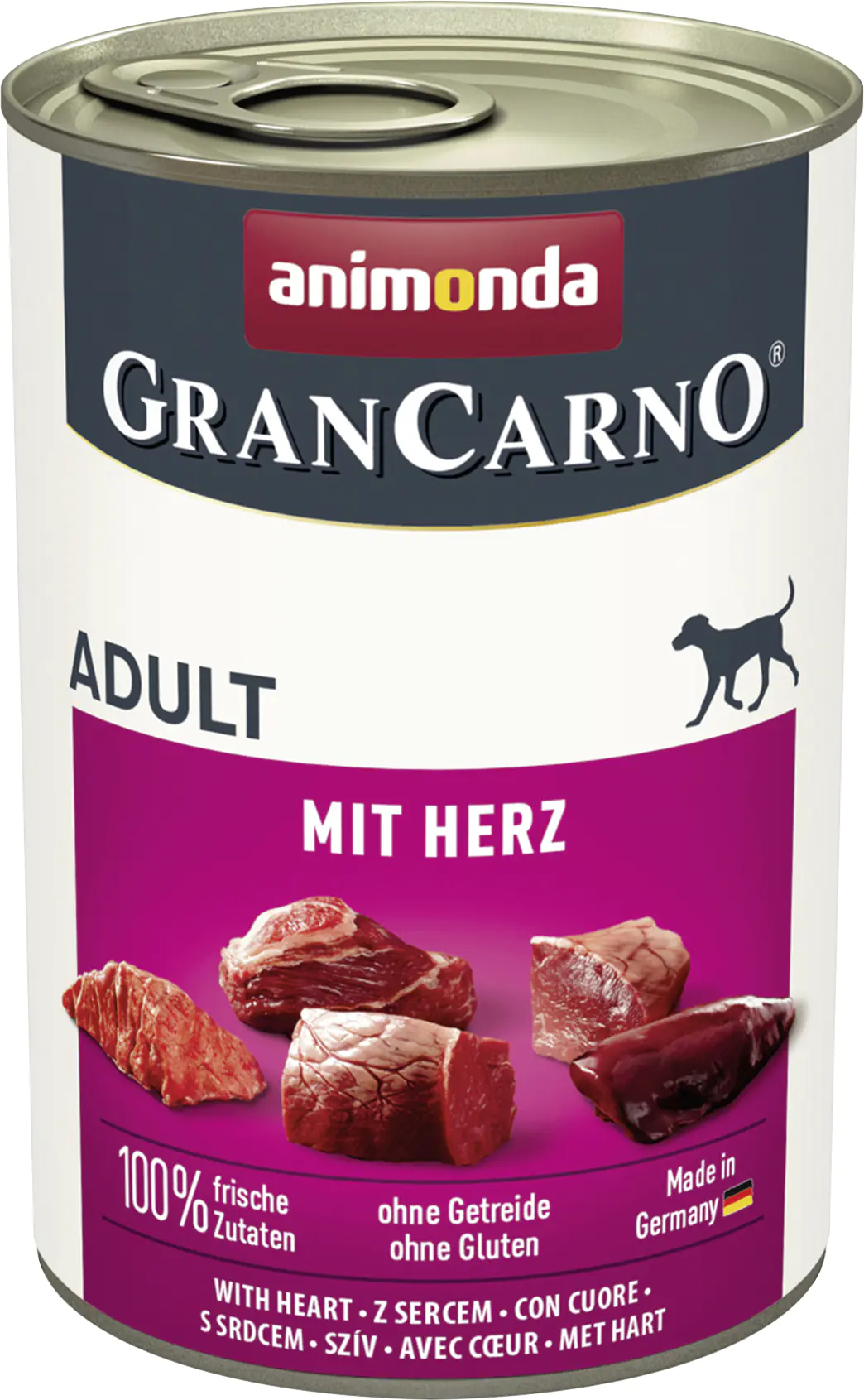 Animonda GranCarno Hundenassfutter Adult Herz 400 g