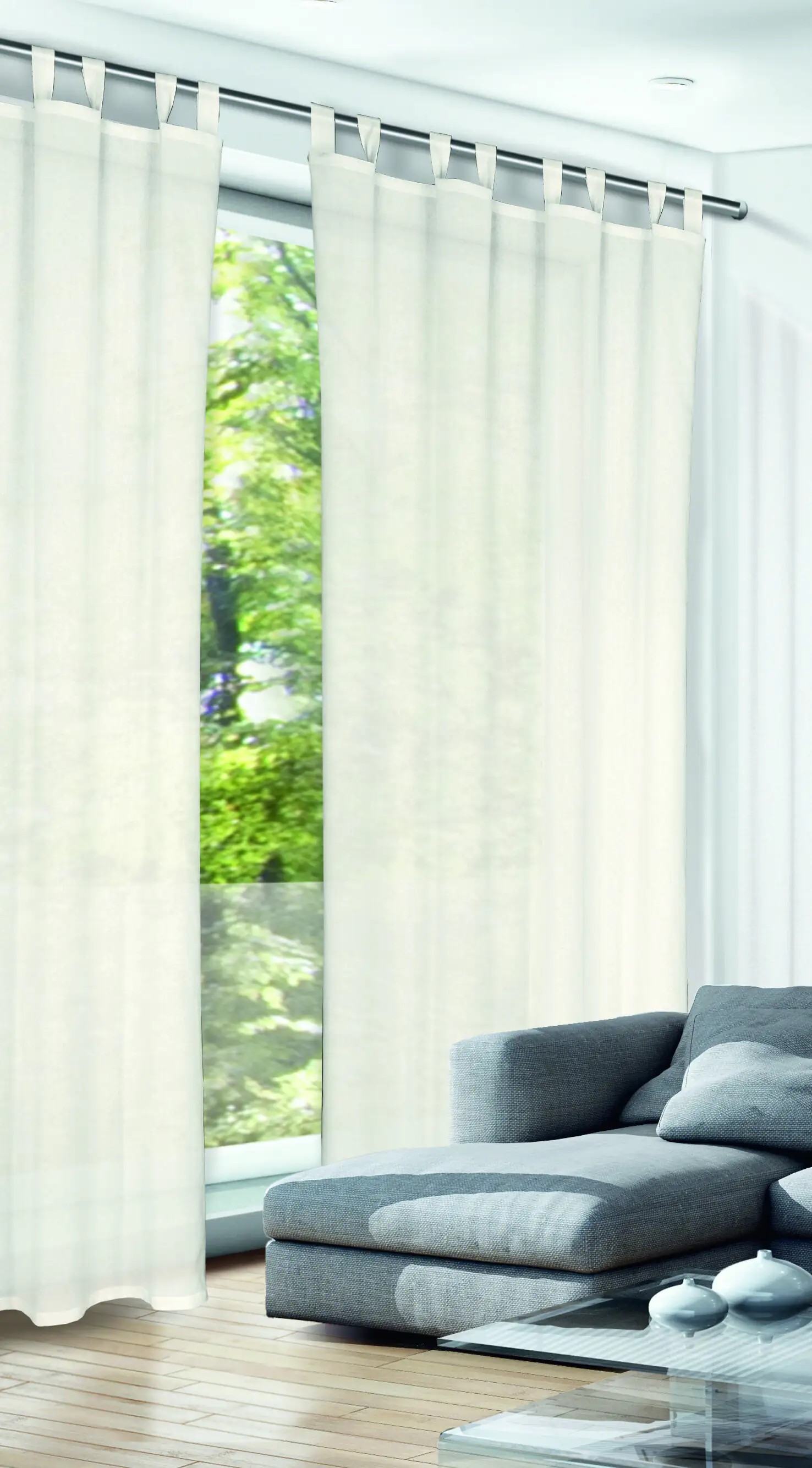 Neusser Collection Schlaufenschal Sabrina offwhite, 135 x 245 cm