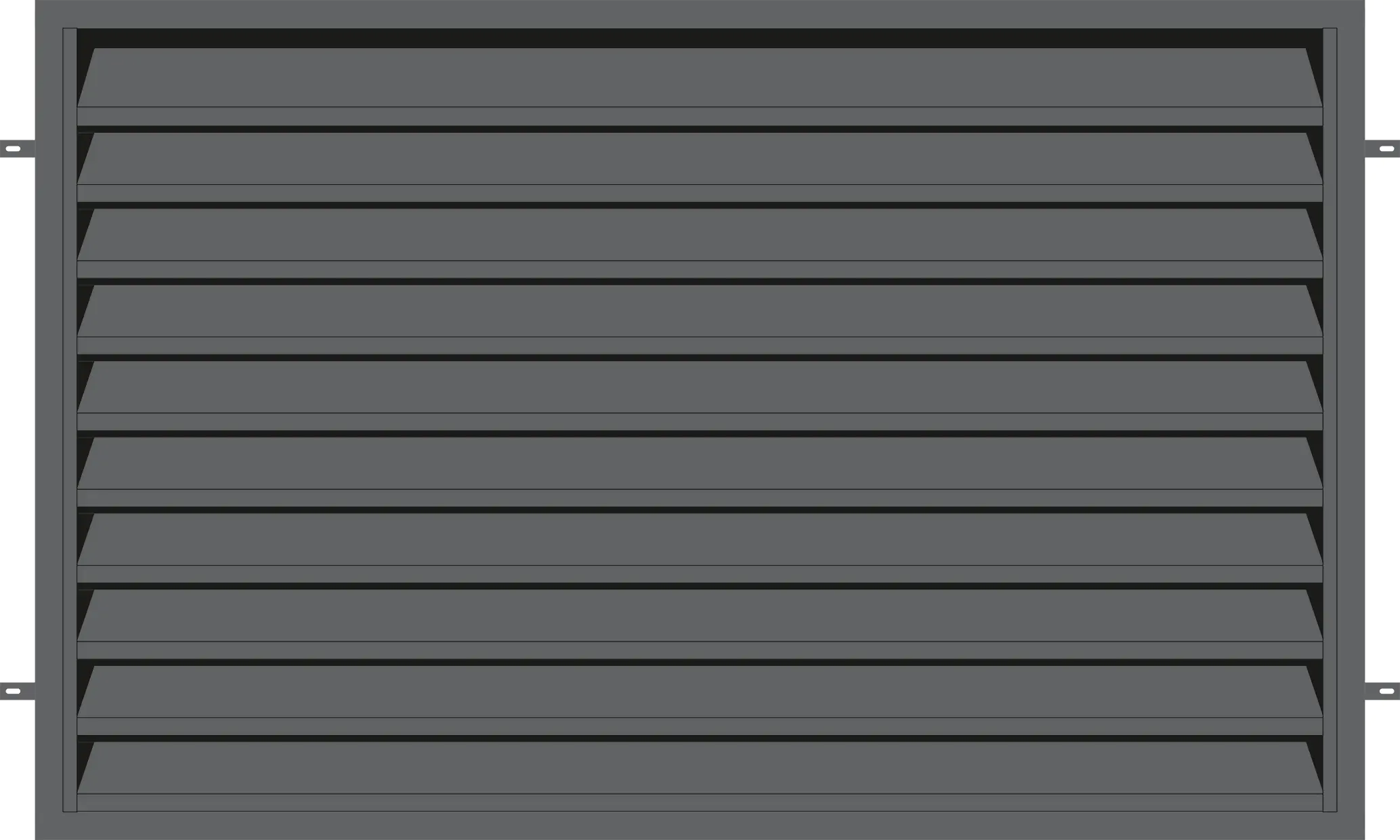 Polbram Zaunfeld Ulrich 120 200 x 120 cm verzinkt anthrazit