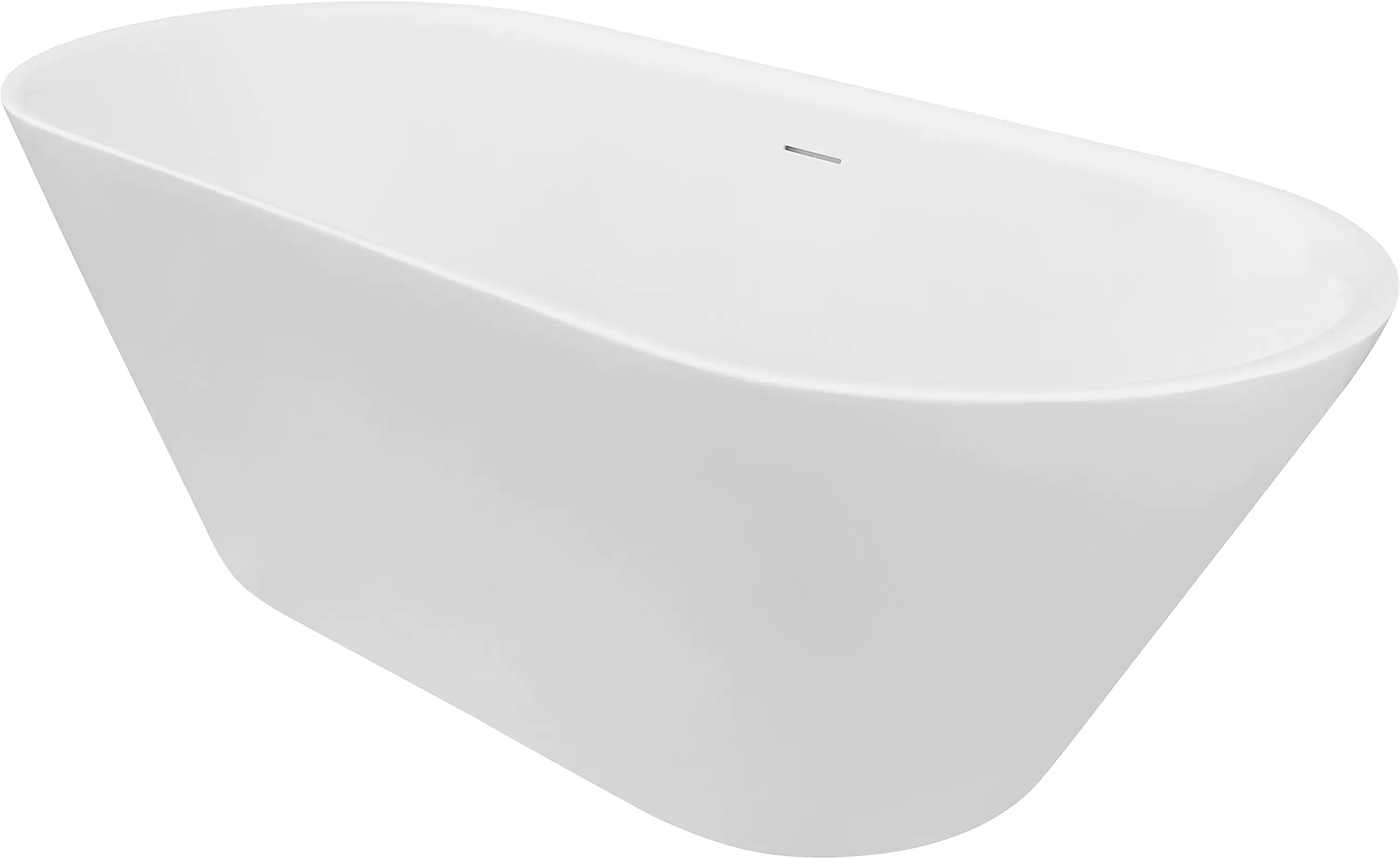 Ottofond Freistehende Badewanne Eko 170x75x43 cm, weiß