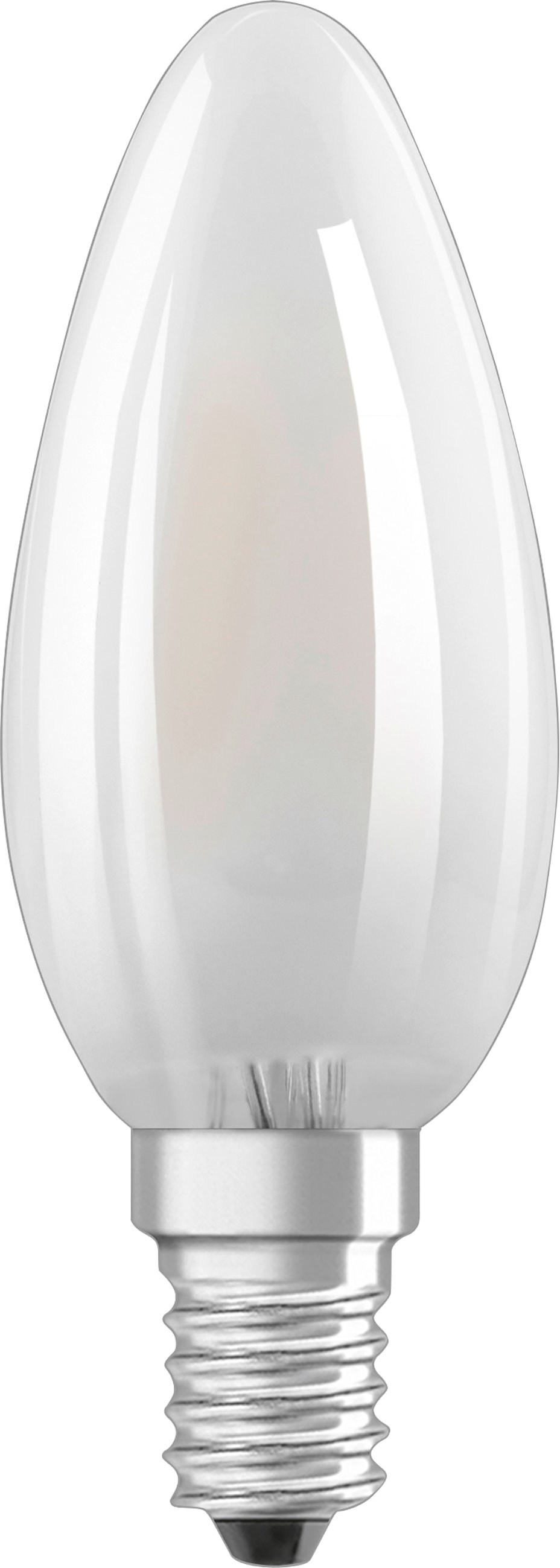 Osram LED Leuchtmittel Retrofit CLB 40 E14 4W warmweiß, weiß matt