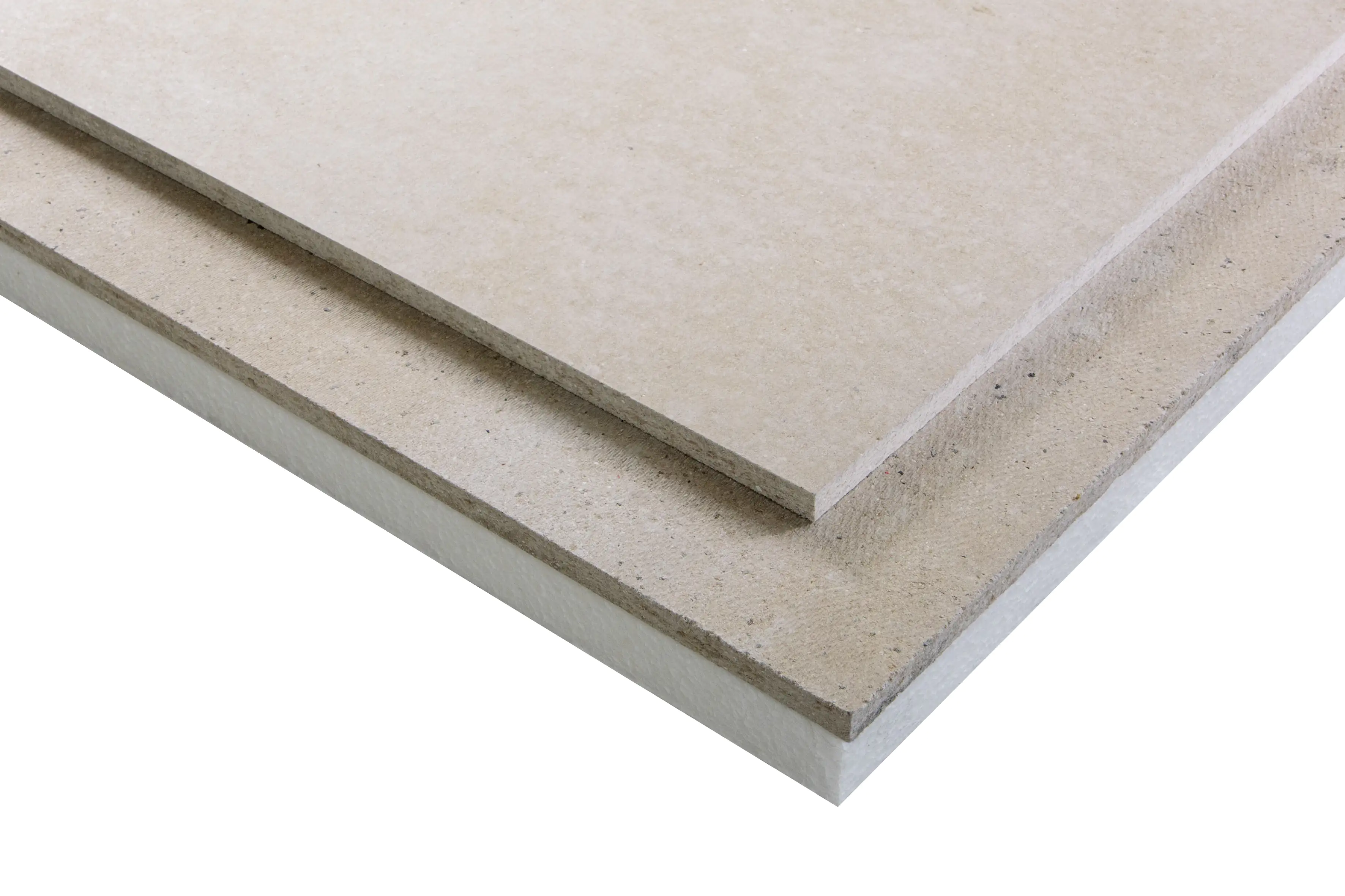 Rigidur Gipsfaser-Estrichelement 150 x 50 cm 50 mm mit Polystyrol-Kaschierung