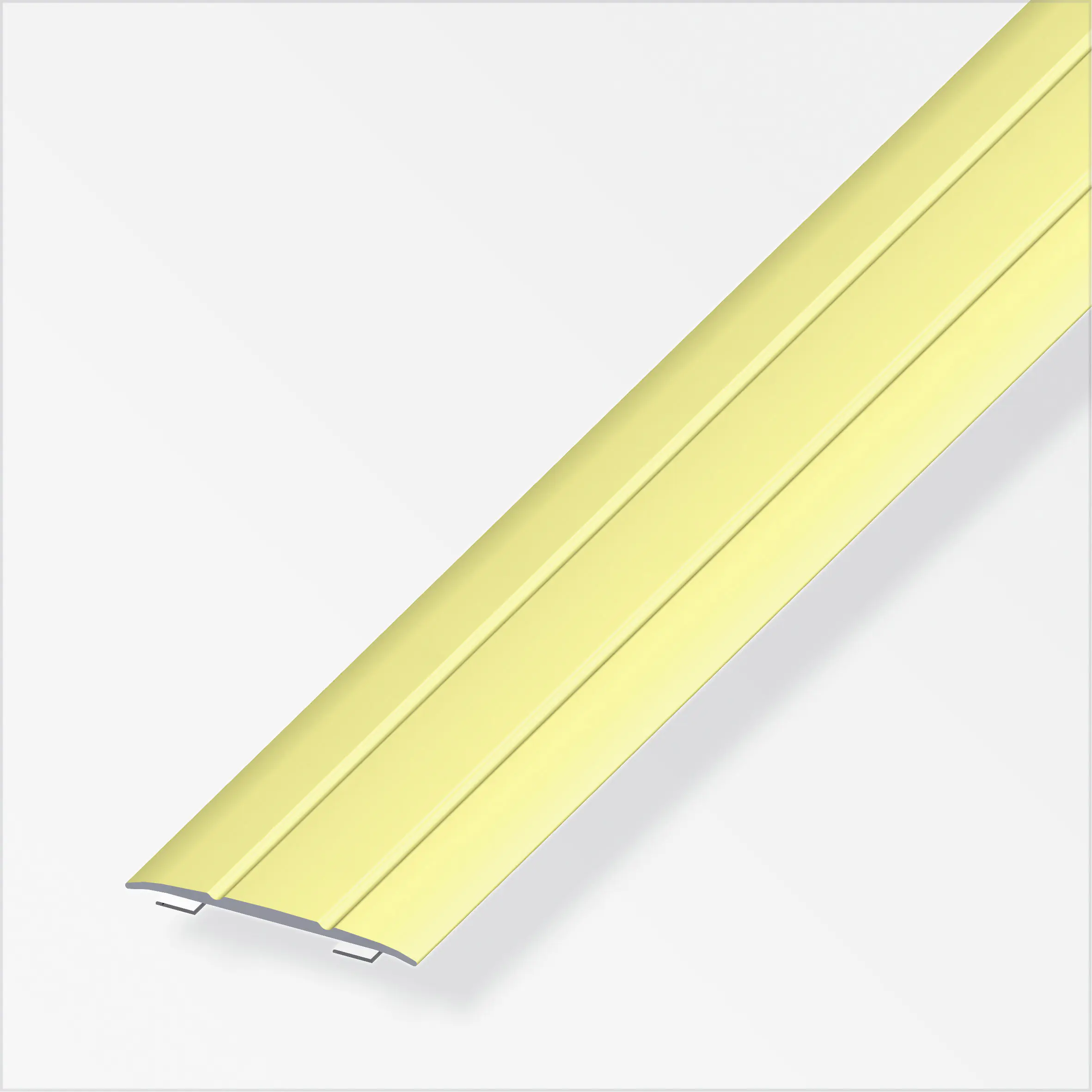 alfer Übergangsprofil 1 m, 37 x 2.5 mm Aluminium eloxiert messing