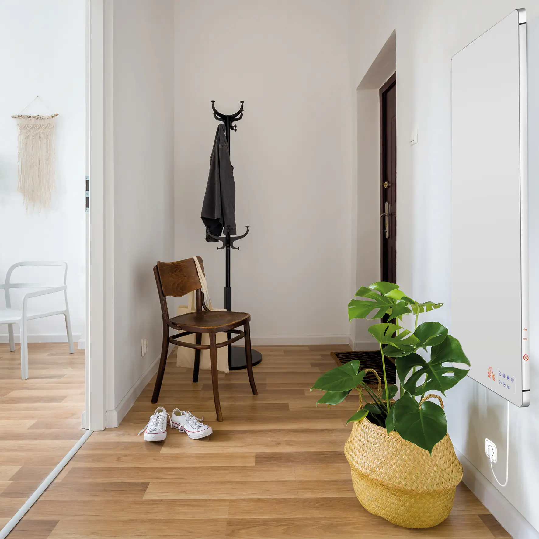 Jollytherm Infrarotheizkörper Weiß 500 Watt, 120x45 cm, Touchdisplay