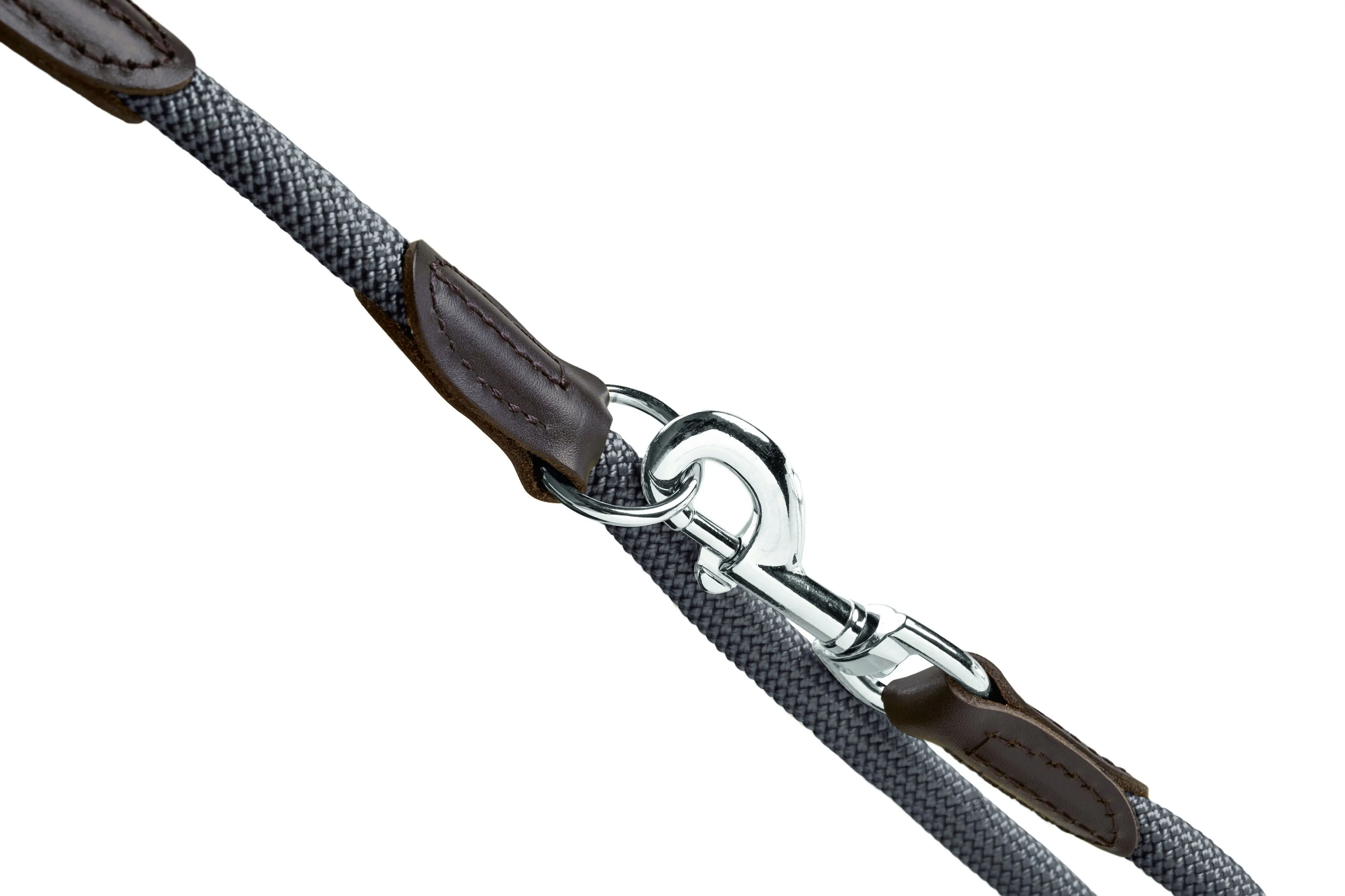 Hunter Hundeleine Führleine verstellbar Freestyle 2 m x 1 cm grau