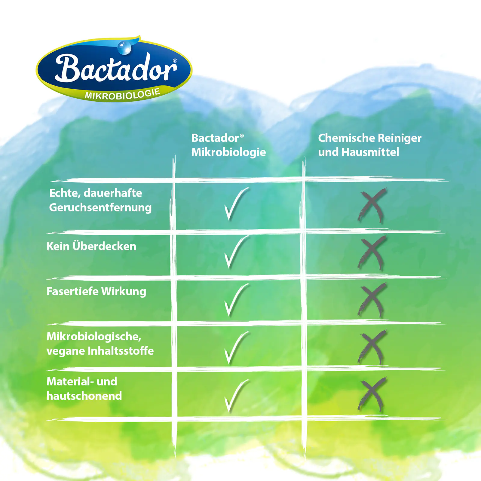 Bactador Geruchs- und Fleckenentferner Konzentrat 1 L