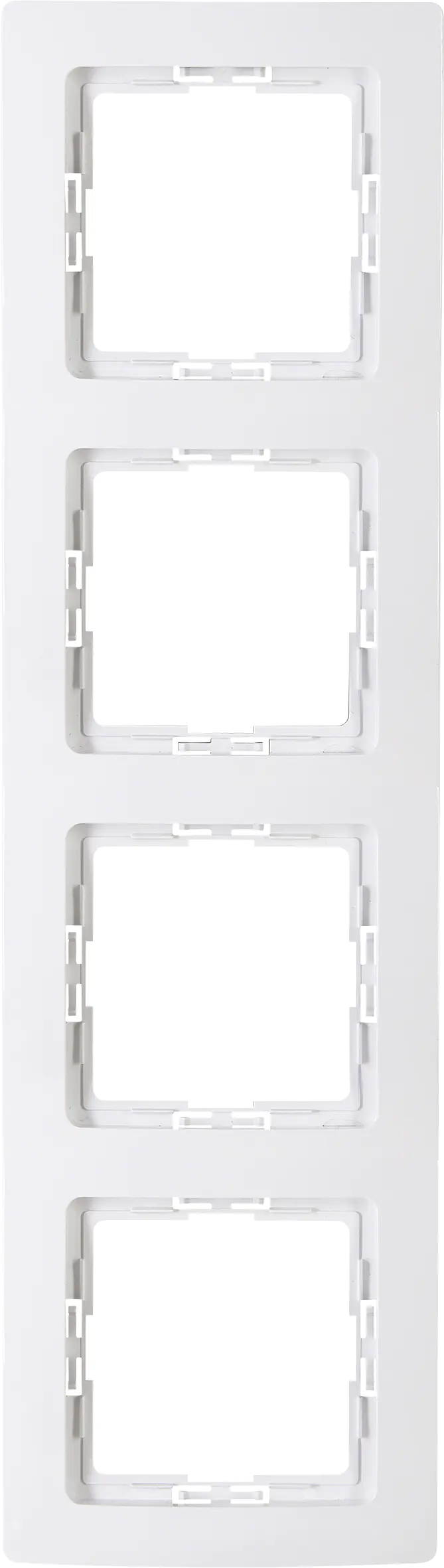 Kopp Abdeckrahmen 4-fach Paris arktis-weiß 308702063 Kopp Abdeckrahmen 4-fach Paris arktis-weiß 308702063