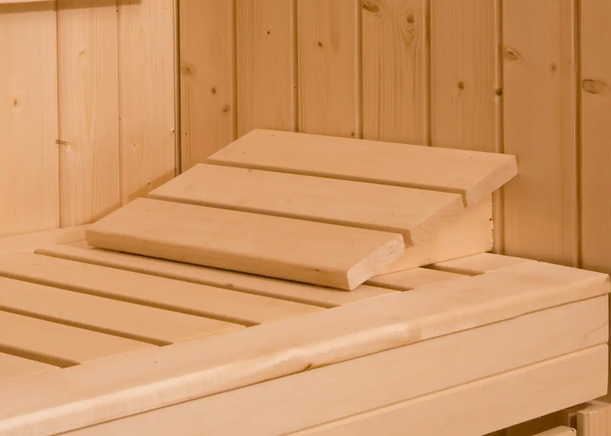 Weka Element-Sauna Kiruna 2 mit Glastür und BioS Saunaofen Weka Element-Sauna Kiruna 2 mit Glastür und BioS Saunaofen