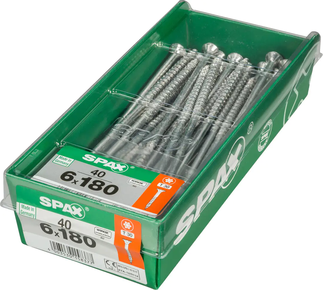 Spax Universalschrauben 6.0 x 180 mm TX 30 - 40 Stk.