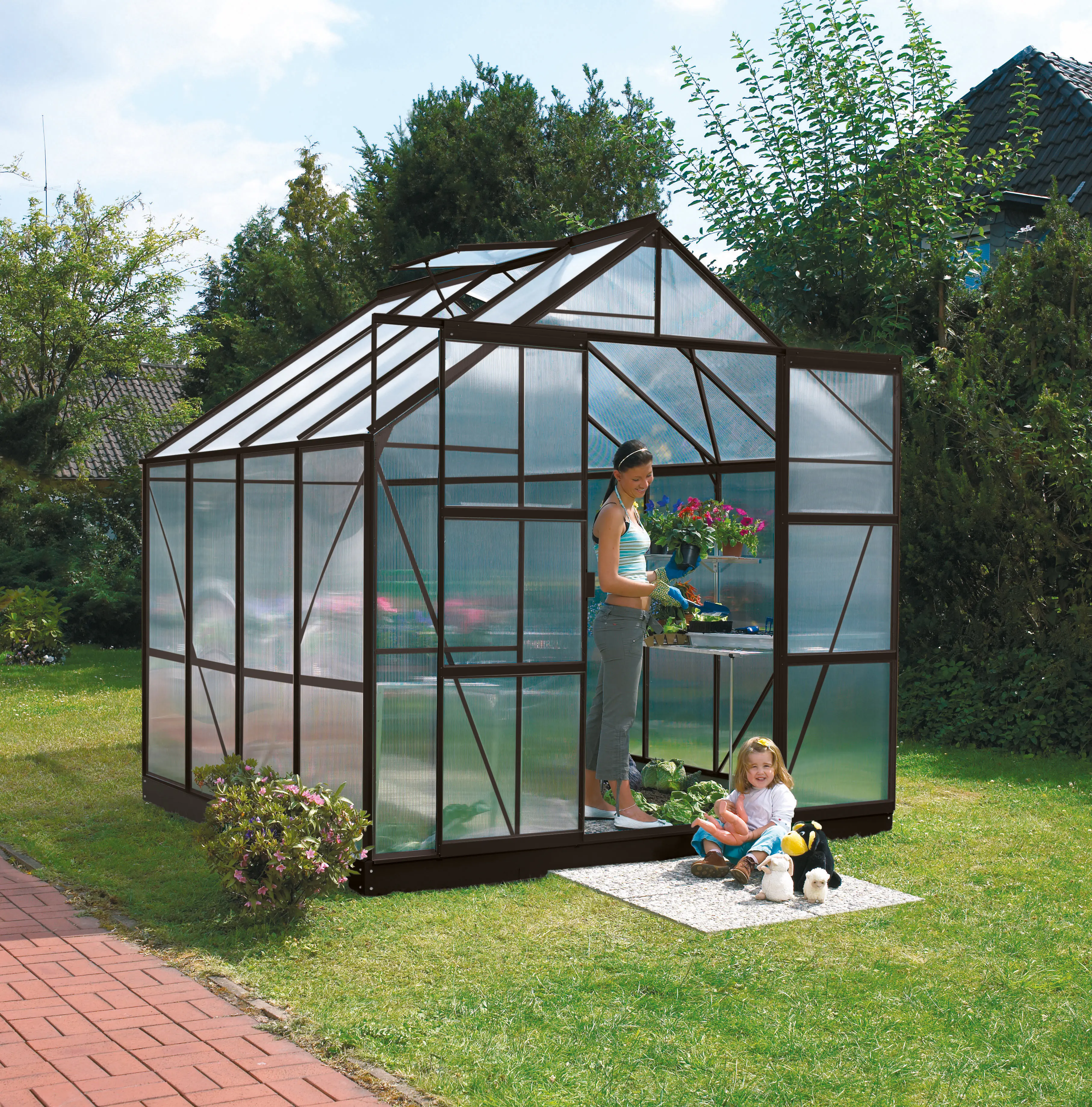 Vitavia Gewächshaus Mars 6700 254 x 254 cm 4 mm HPK