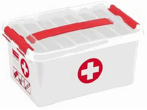 Sunware ErsteHilfe-Box inklusive Deckel 6 L 30 x 20 x 14 cm