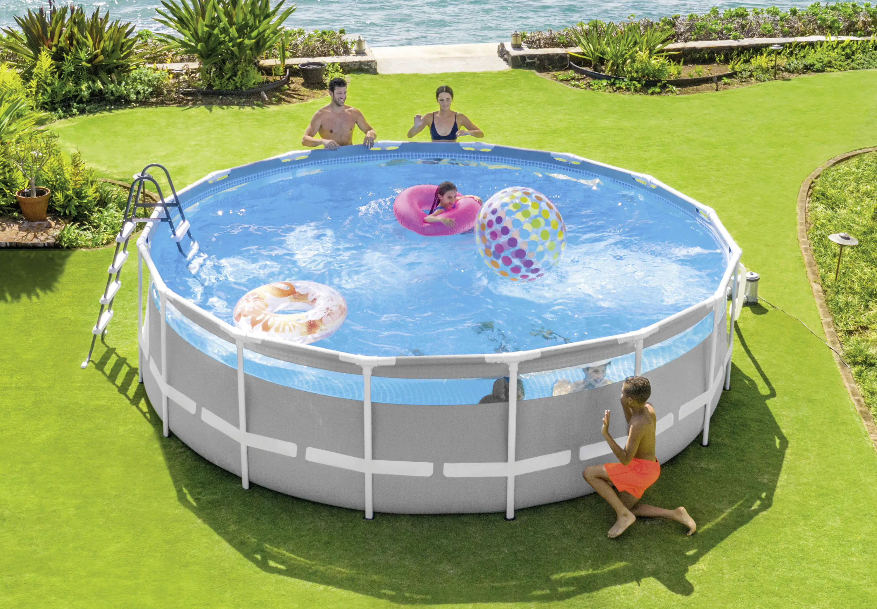 Intex Pool Clear View Prism Frame 4,88 m x 1,22 m