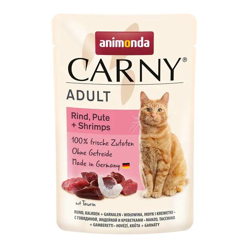 4017721830799 Animonda Carny Adult Rind Pute + Shrimps 85 g